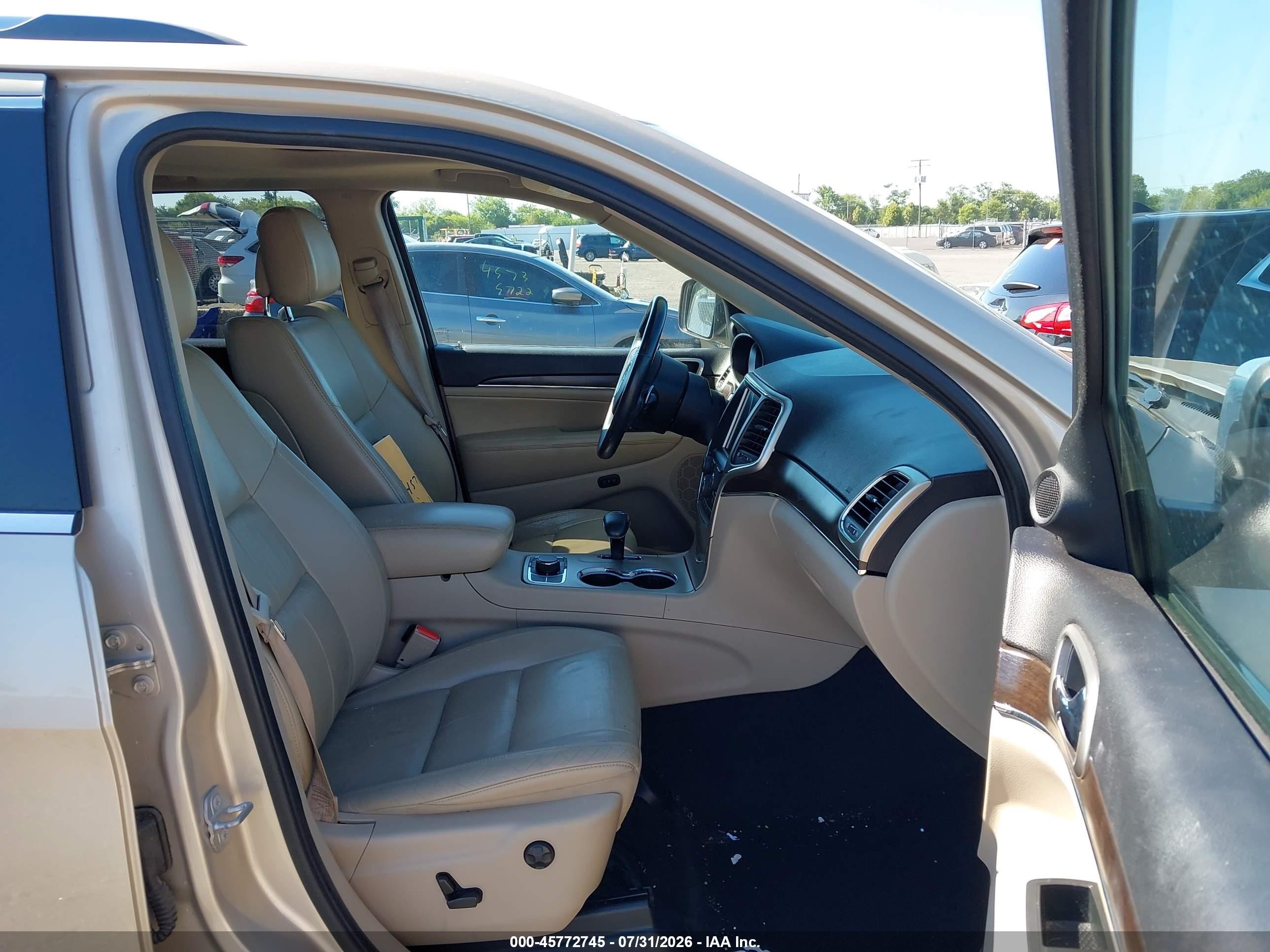 2014 Jeep Grand Cherokee Limited Gold vin: 1C4RJFBG0EC365852