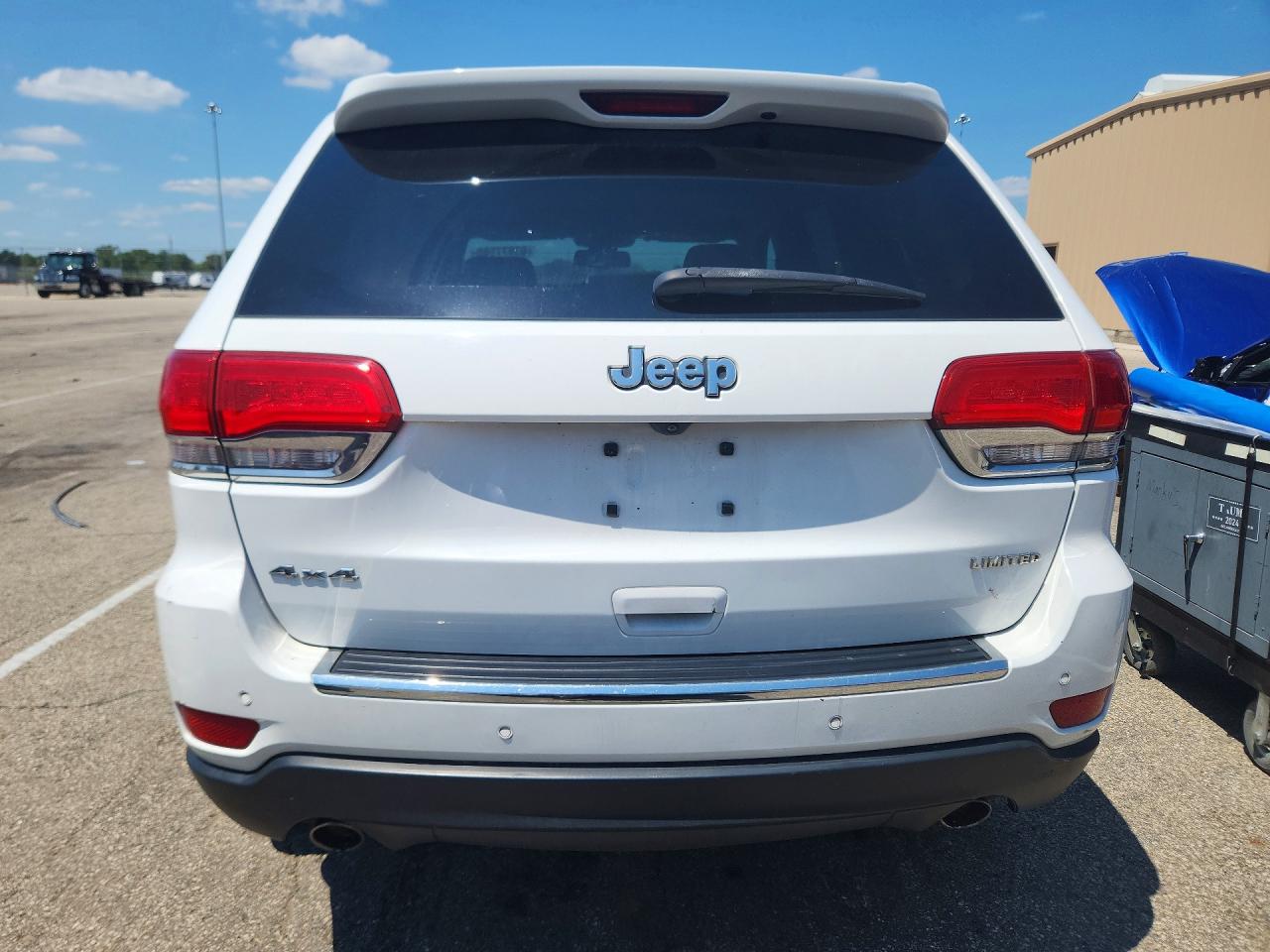 2014 Jeep Grand Cherokee Limited White vin: 1C4RJFBG0EC375720