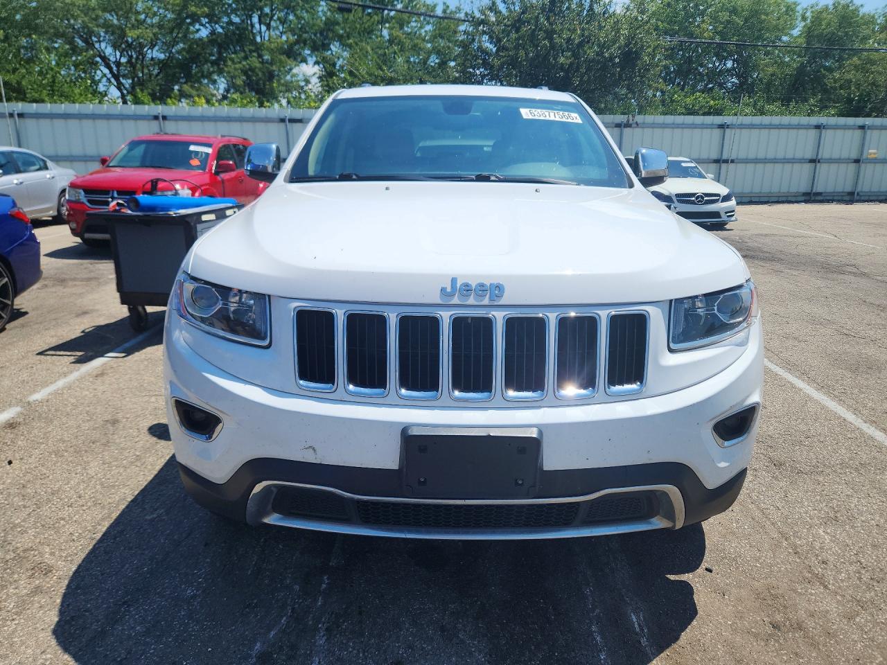 2014 Jeep Grand Cherokee Limited White vin: 1C4RJFBG0EC375720