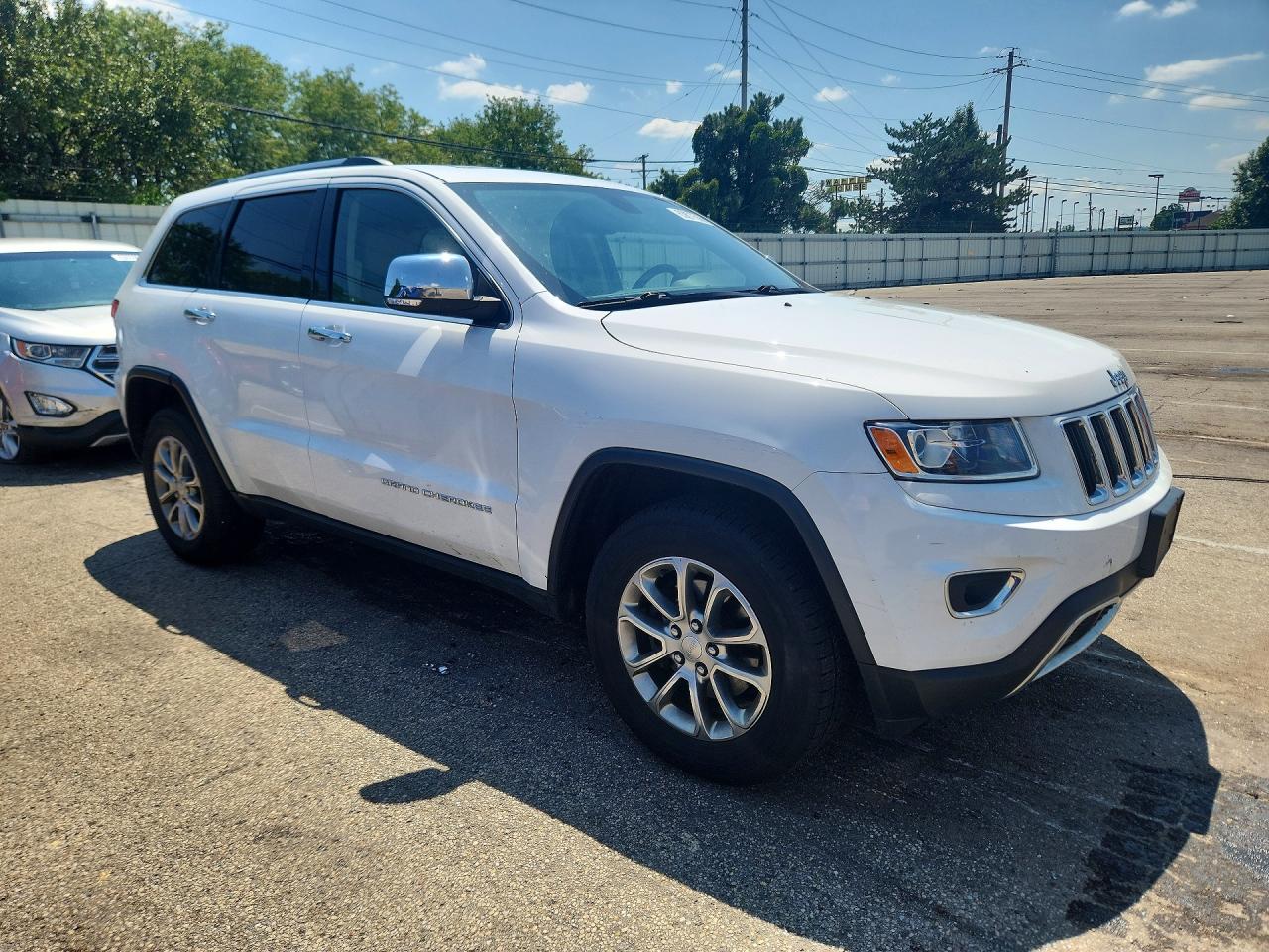 2014 Jeep Grand Cherokee Limited White vin: 1C4RJFBG0EC375720