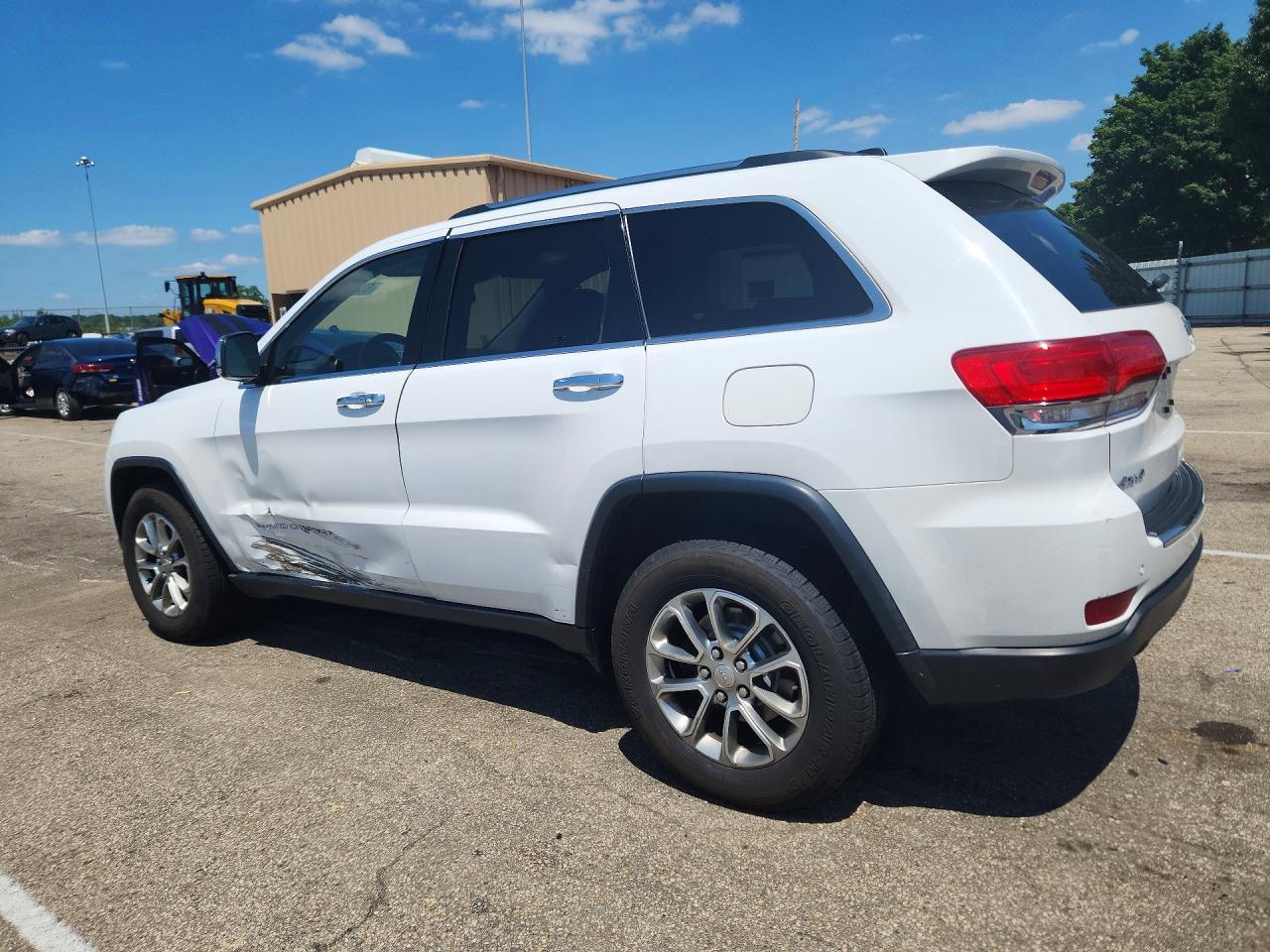 2014 Jeep Grand Cherokee Limited White vin: 1C4RJFBG0EC375720
