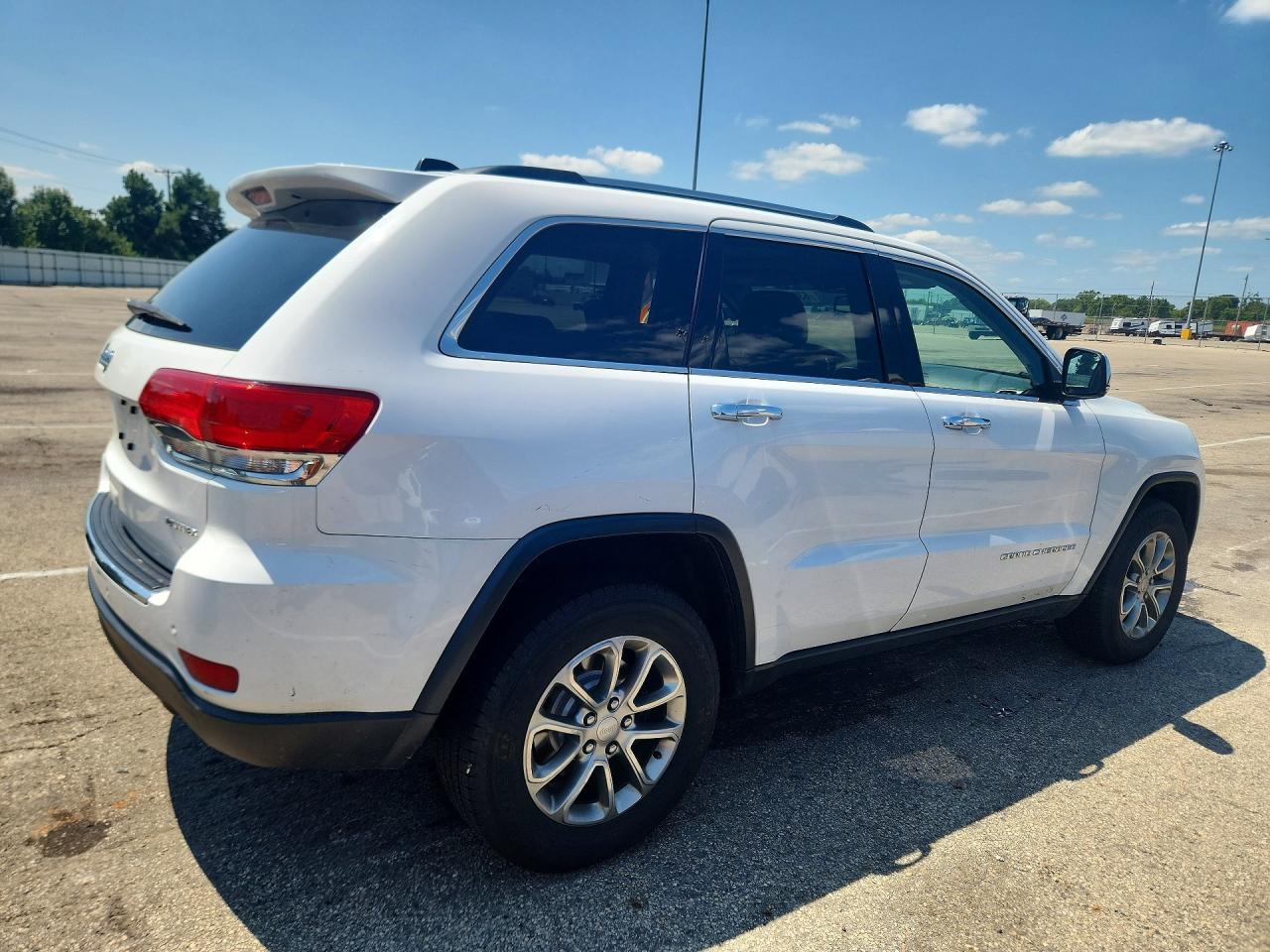 2014 Jeep Grand Cherokee Limited White vin: 1C4RJFBG0EC375720