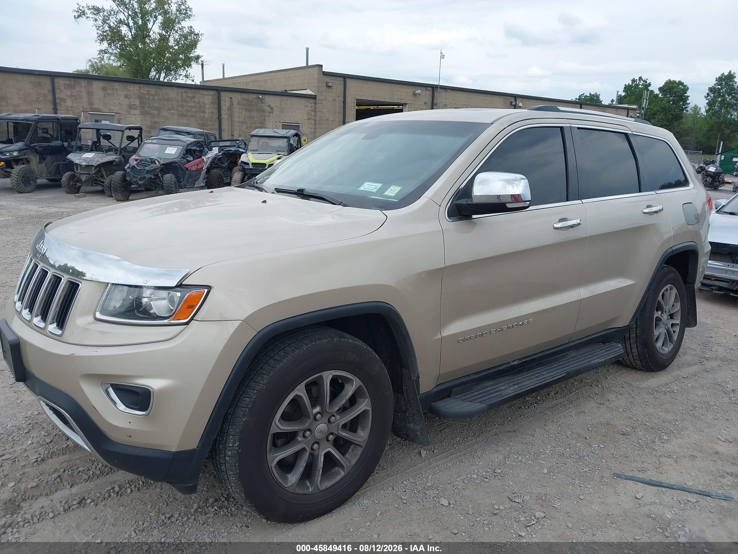 2014 Jeep Grand Cherokee Limited Tan vin: 1C4RJFBG0EC377208