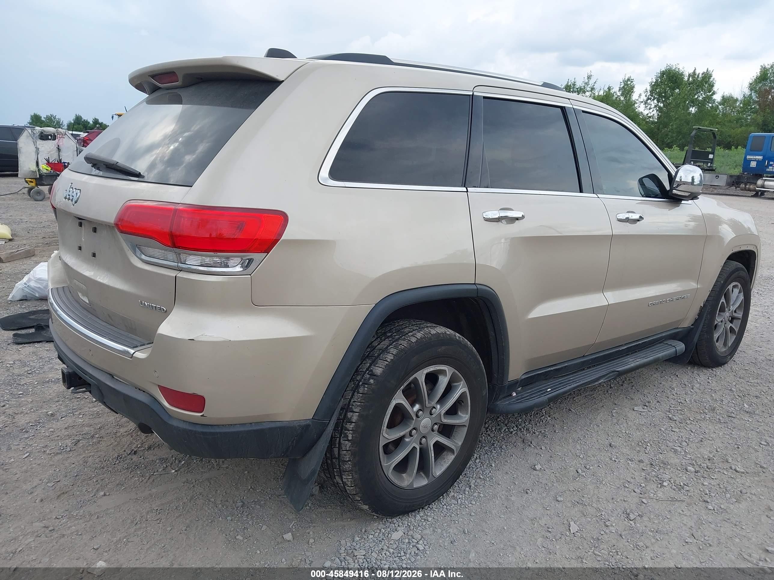 2014 Jeep Grand Cherokee Limited Tan vin: 1C4RJFBG0EC377208