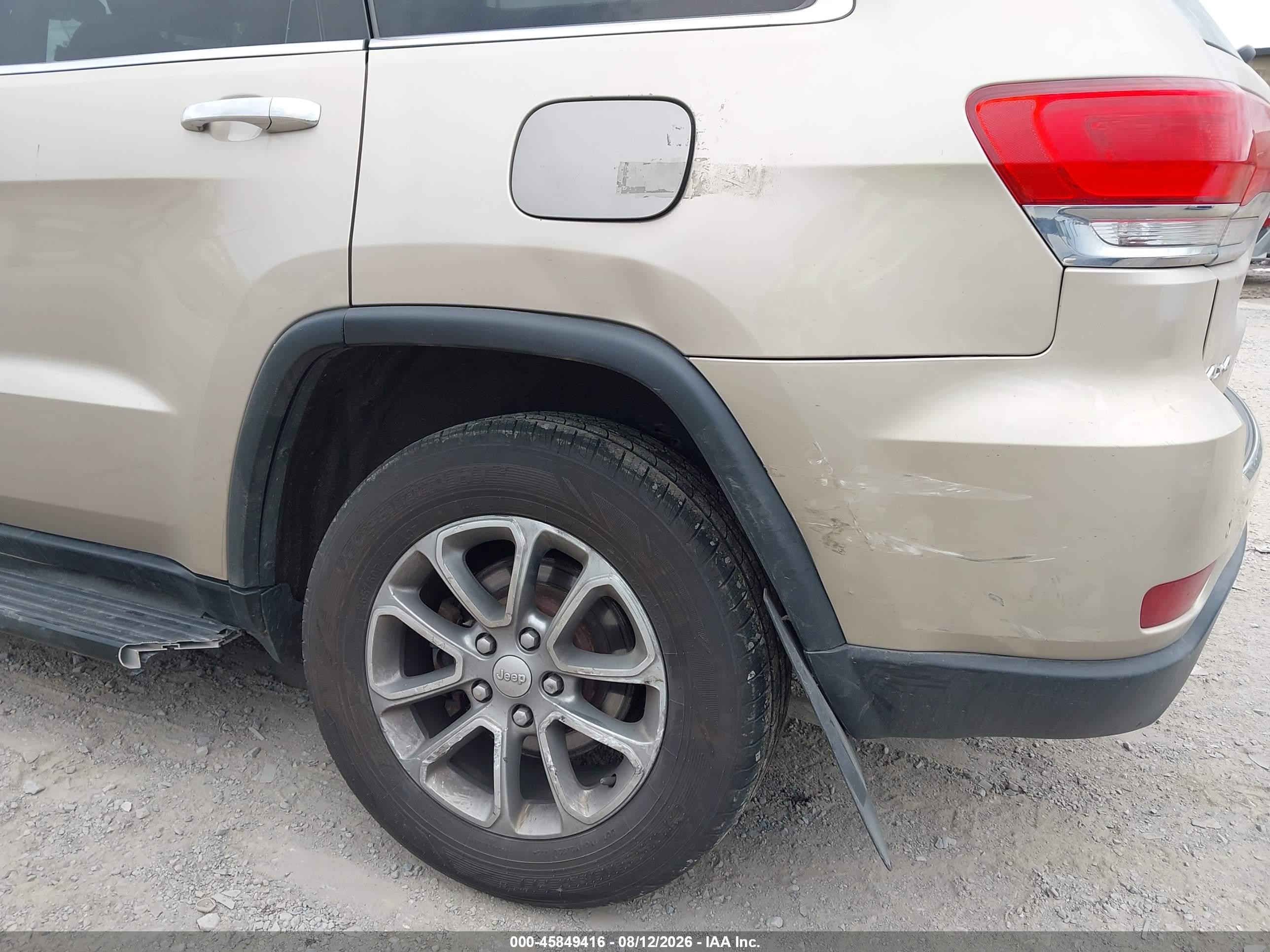 2014 Jeep Grand Cherokee Limited Tan vin: 1C4RJFBG0EC377208
