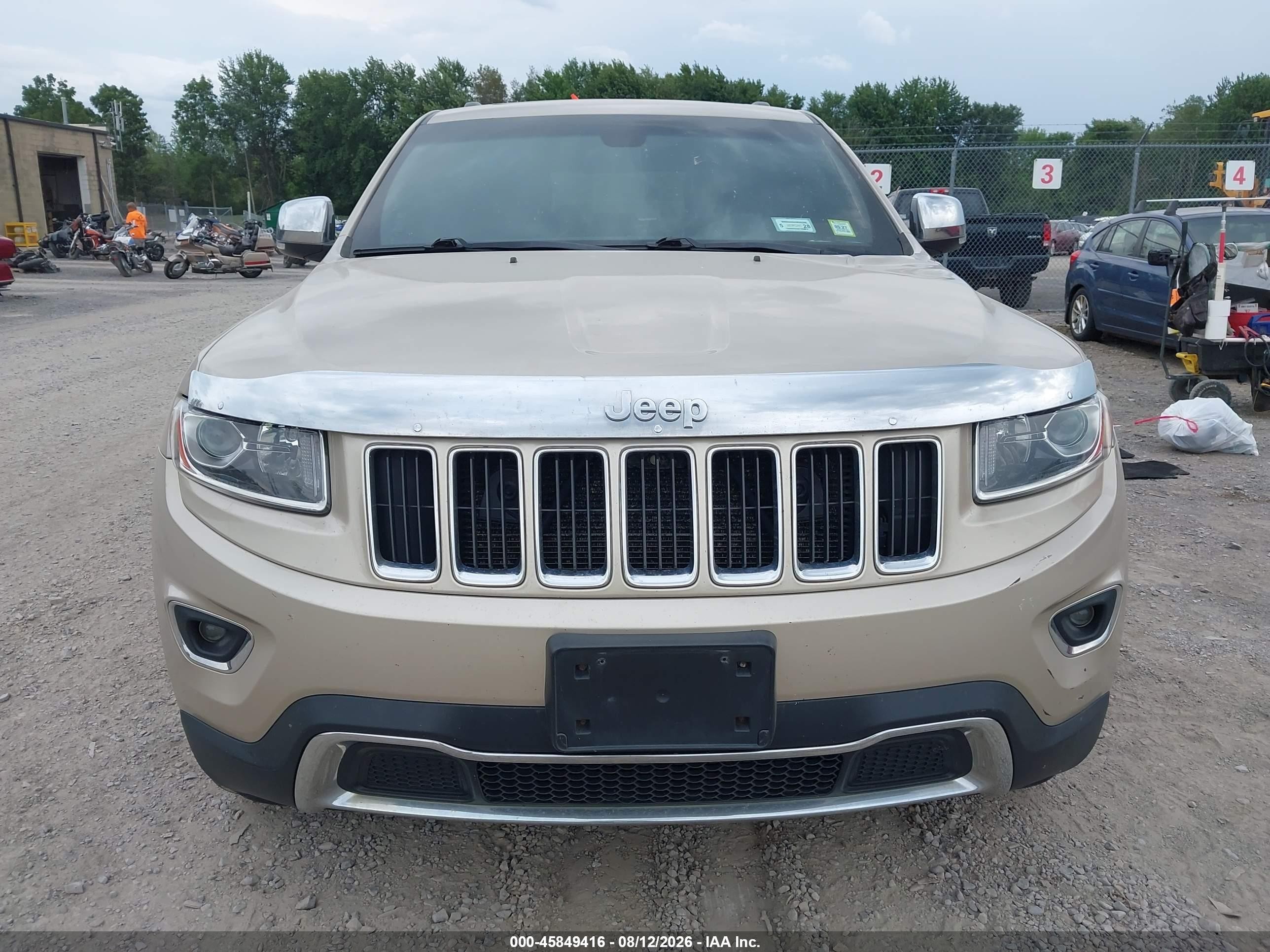 2014 Jeep Grand Cherokee Limited Tan vin: 1C4RJFBG0EC377208