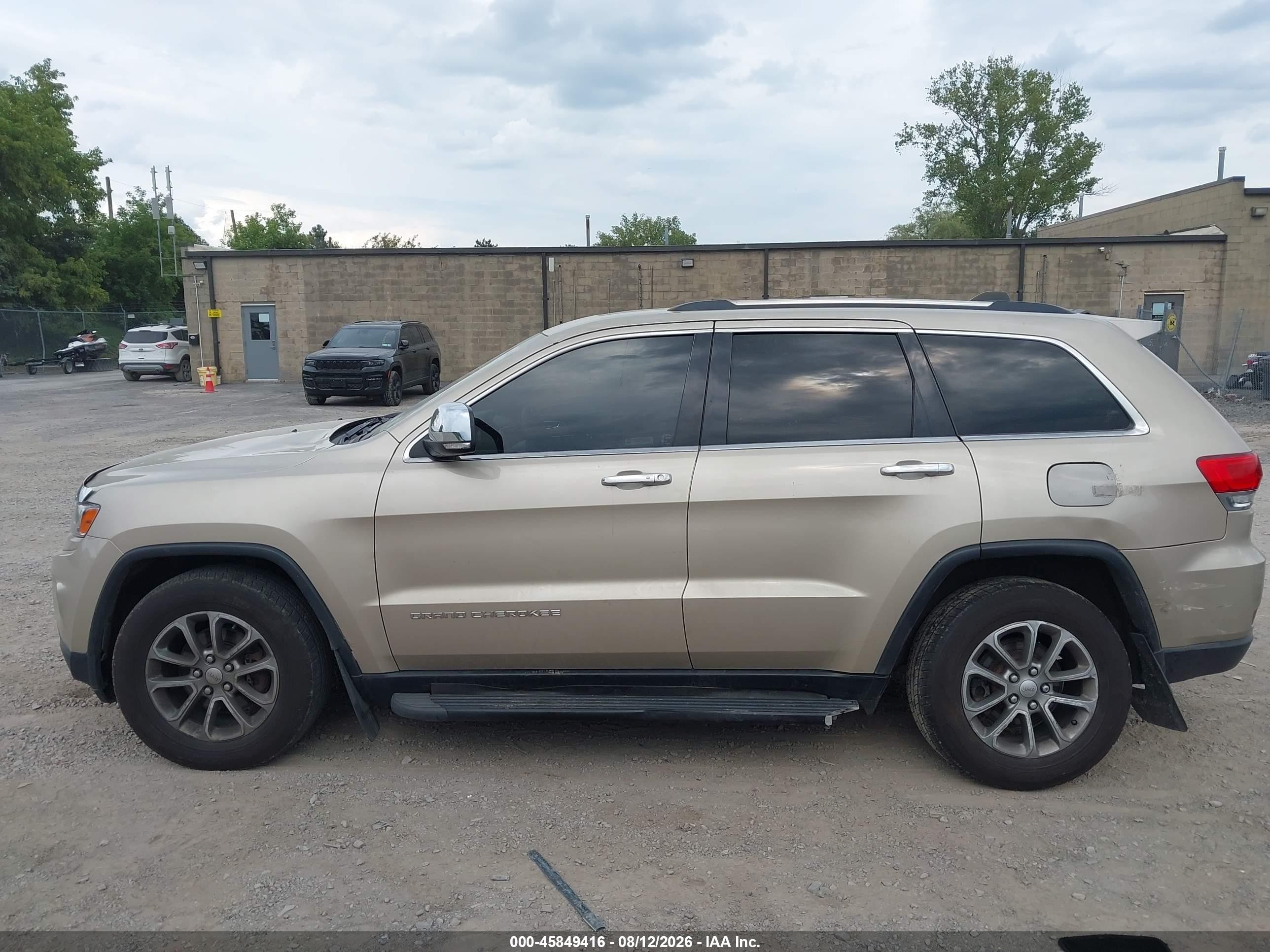 2014 Jeep Grand Cherokee Limited Tan vin: 1C4RJFBG0EC377208