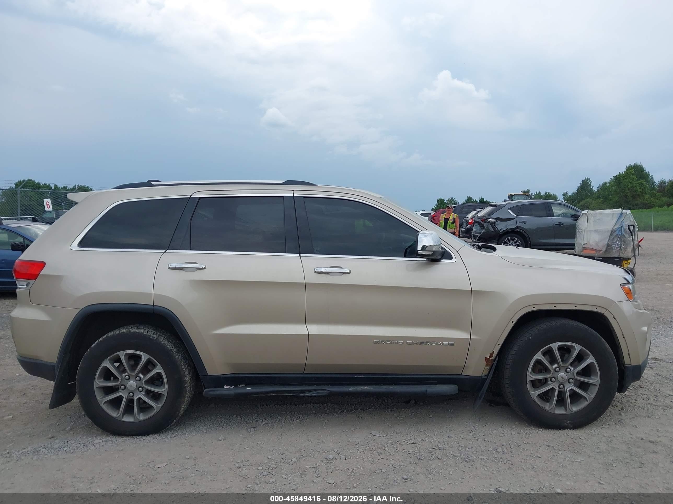 2014 Jeep Grand Cherokee Limited Tan vin: 1C4RJFBG0EC377208