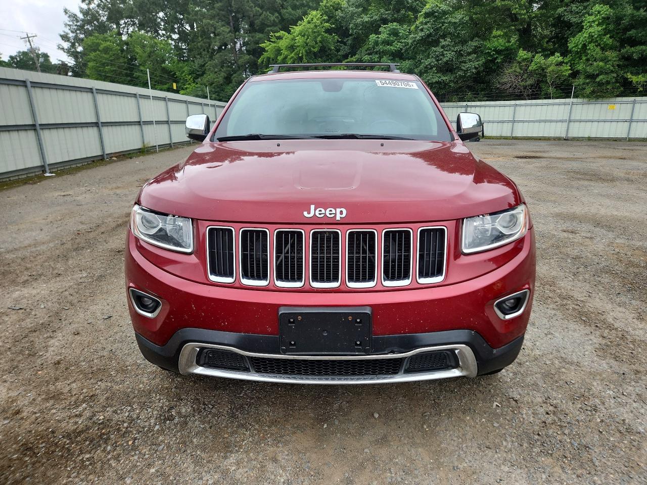 2014 Jeep Grand Cherokee Limited Burgundy vin: 1C4RJFBG0EC411695