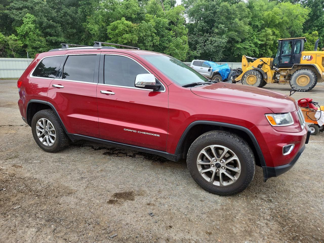 2014 Jeep Grand Cherokee Limited Burgundy vin: 1C4RJFBG0EC411695