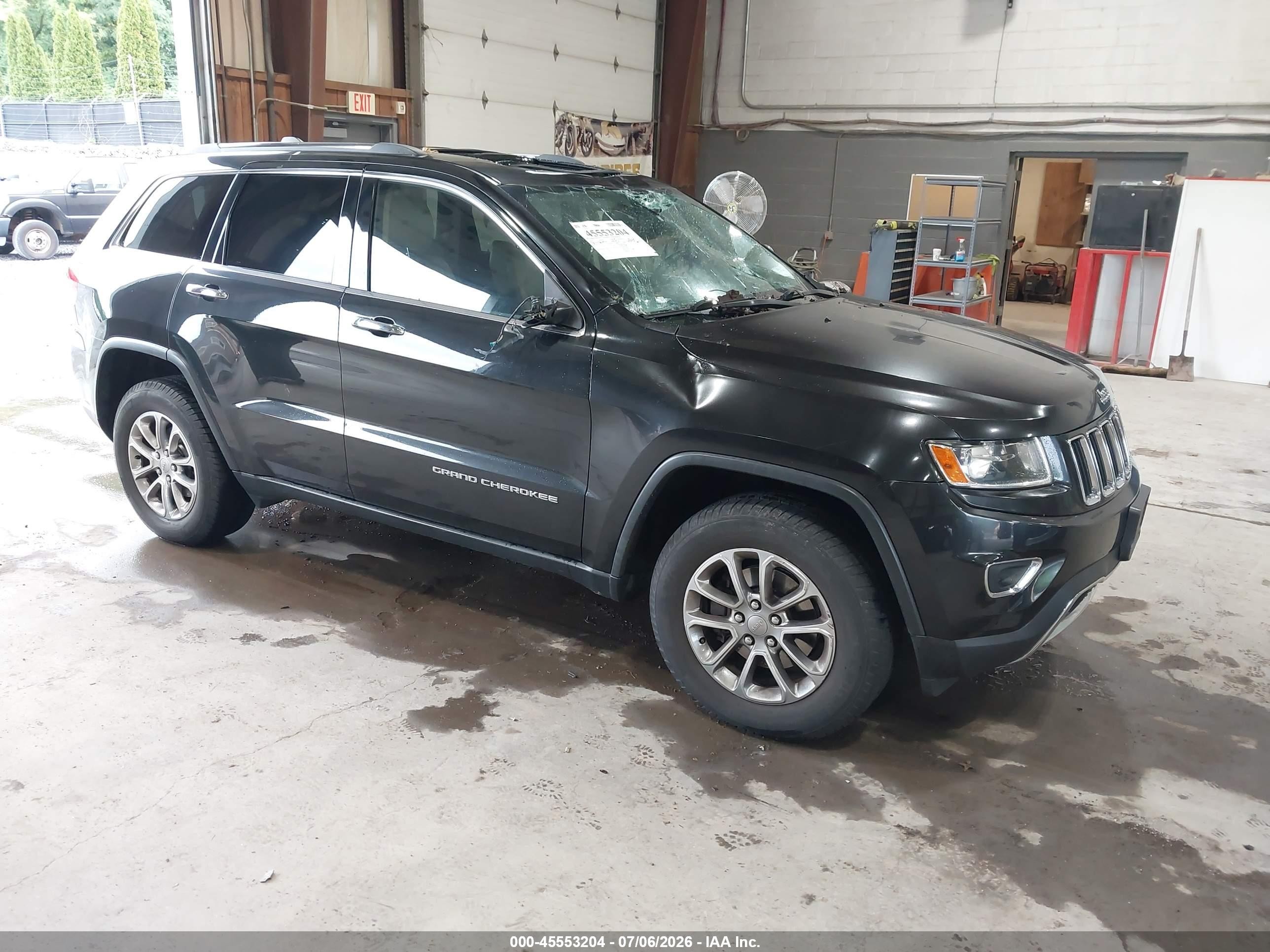 2014 Jeep Grand Cherokee Limited Black vin: 1C4RJFBG0EC416606