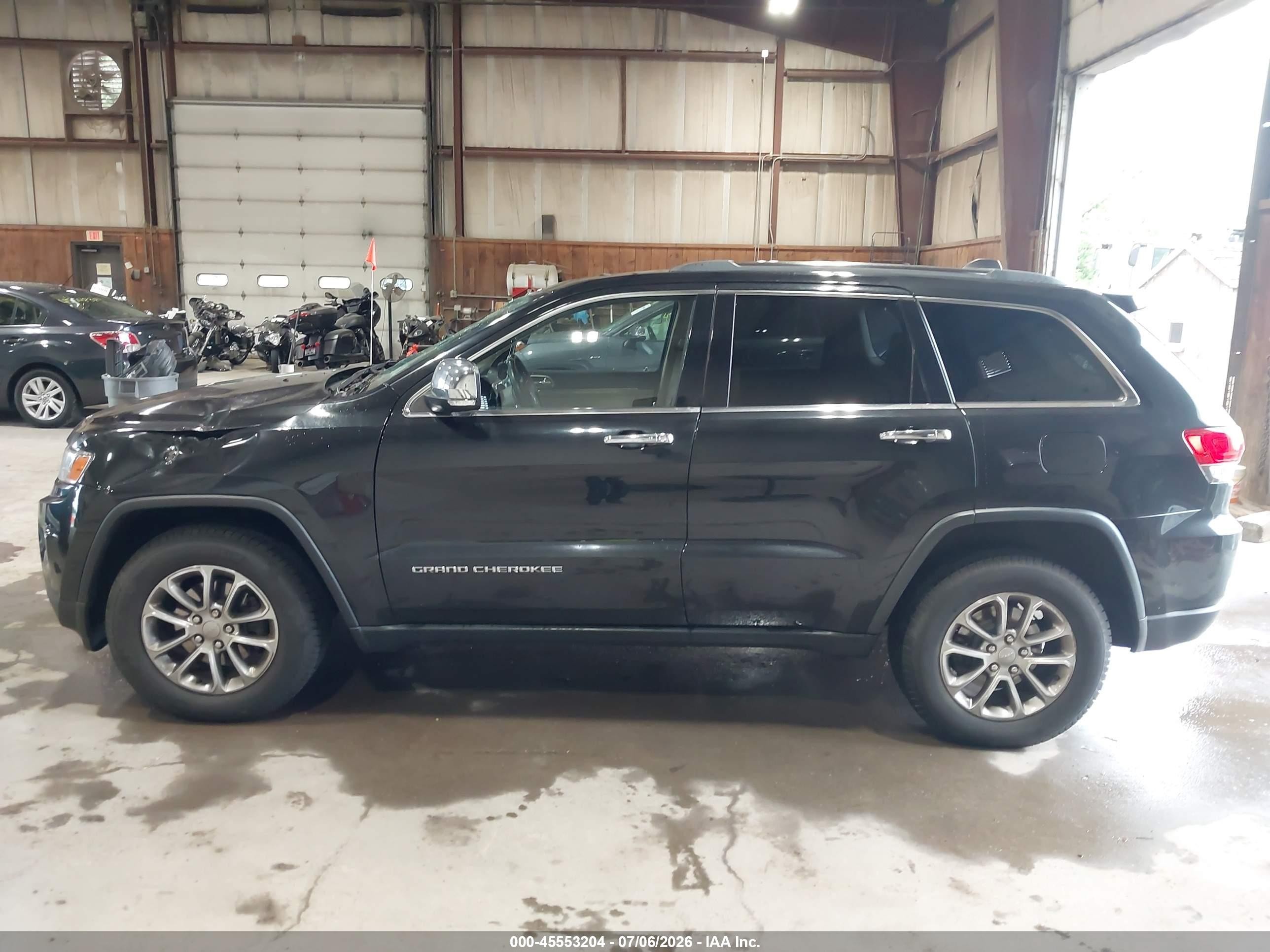 2014 Jeep Grand Cherokee Limited Black vin: 1C4RJFBG0EC416606