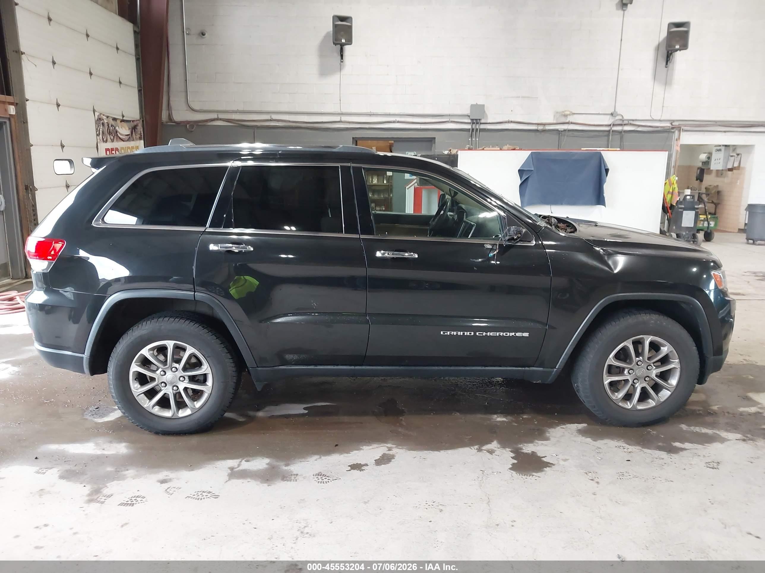 2014 Jeep Grand Cherokee Limited Black vin: 1C4RJFBG0EC416606