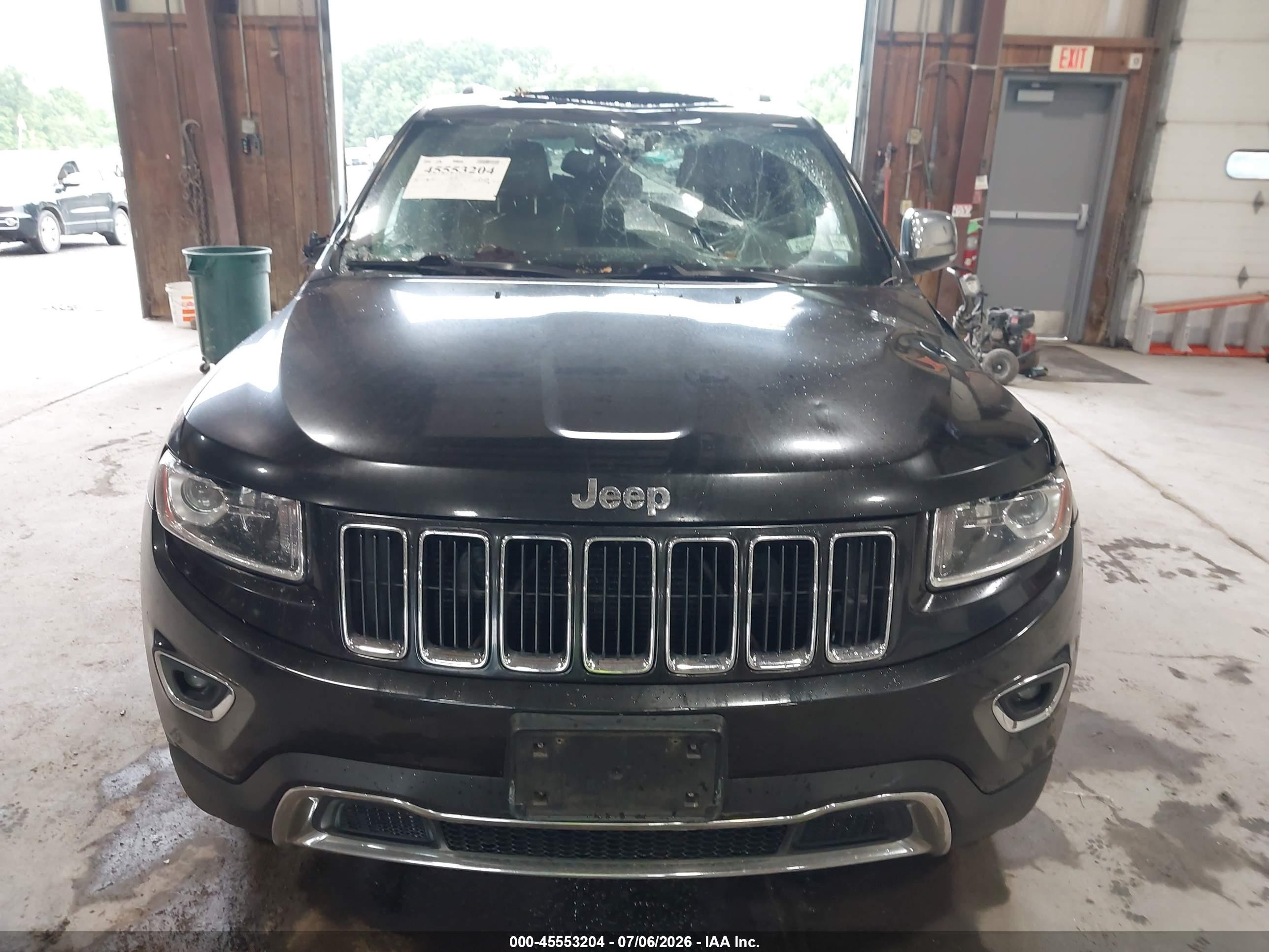 2014 Jeep Grand Cherokee Limited Black vin: 1C4RJFBG0EC416606