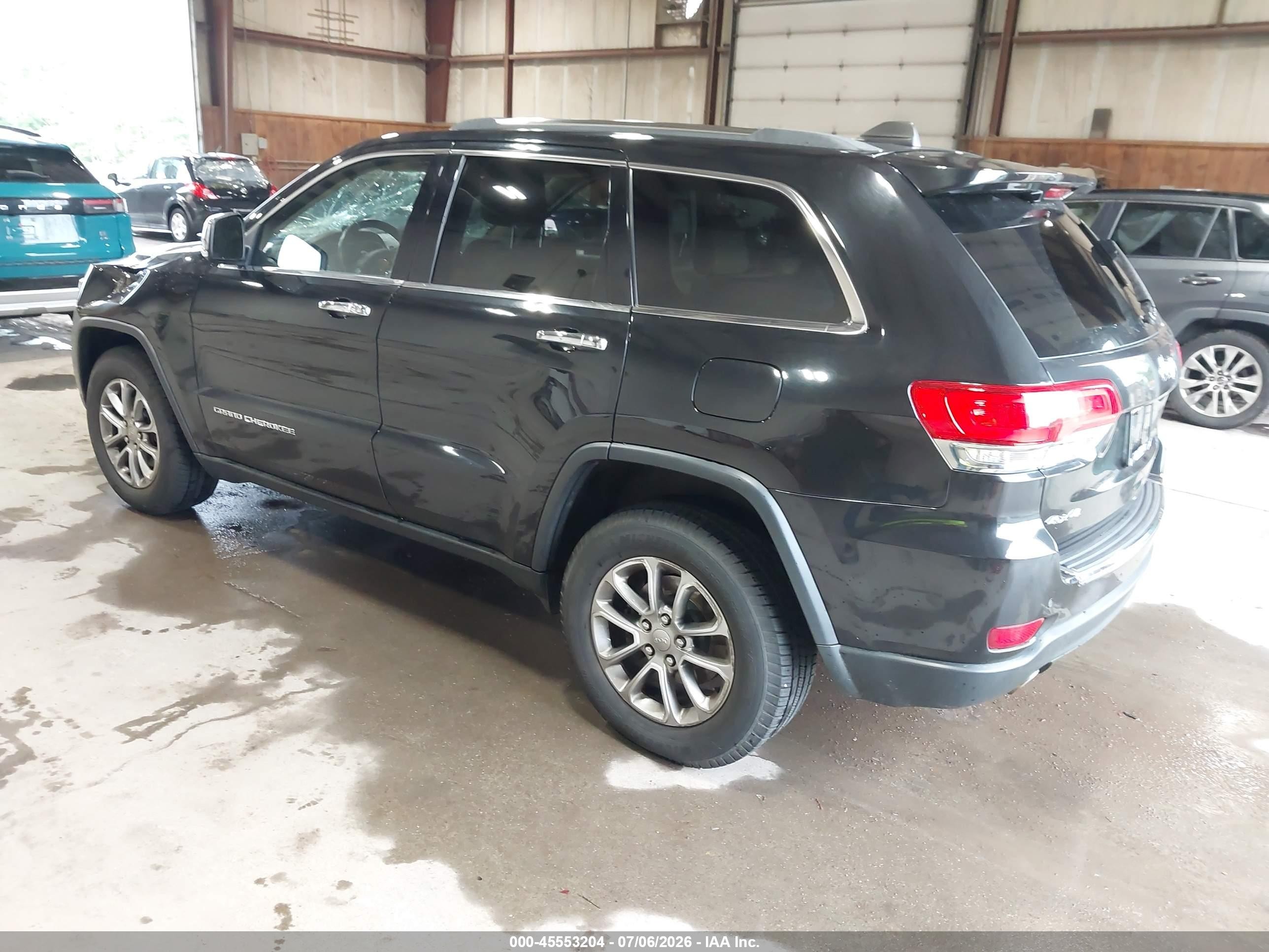 2014 Jeep Grand Cherokee Limited Black vin: 1C4RJFBG0EC416606