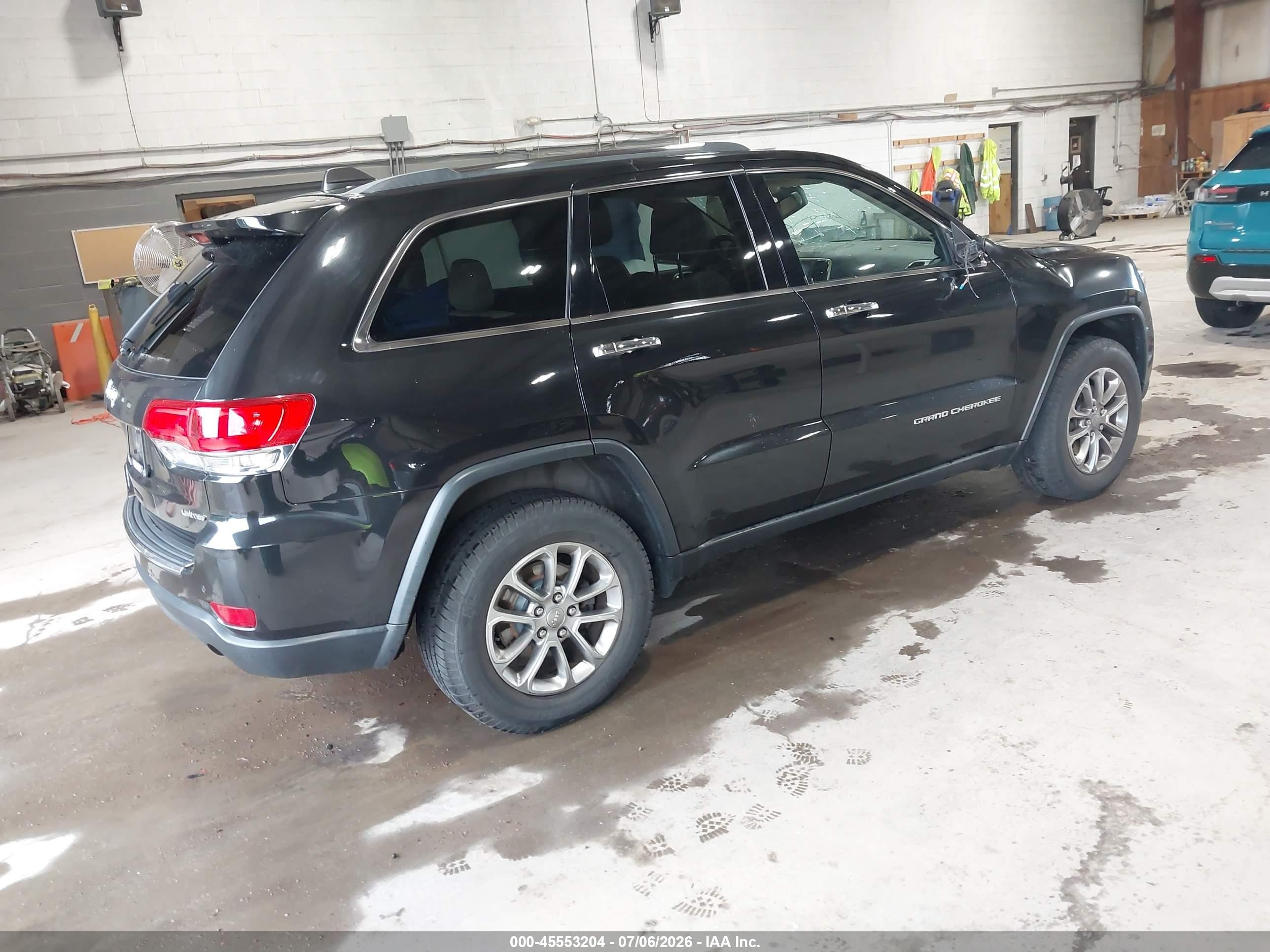 2014 Jeep Grand Cherokee Limited Black vin: 1C4RJFBG0EC416606