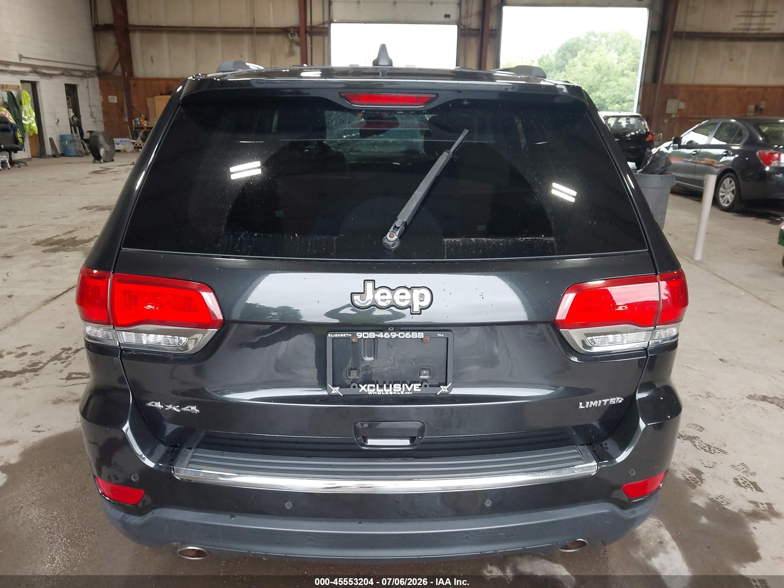 2014 Jeep Grand Cherokee Limited Black vin: 1C4RJFBG0EC416606