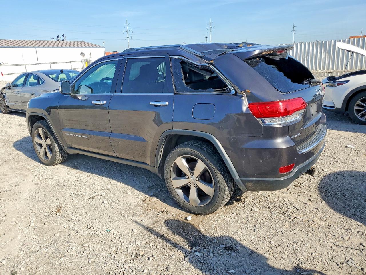 2014 Jeep Grand Cherokee Limited Gray vin: 1C4RJFBG0EC462811