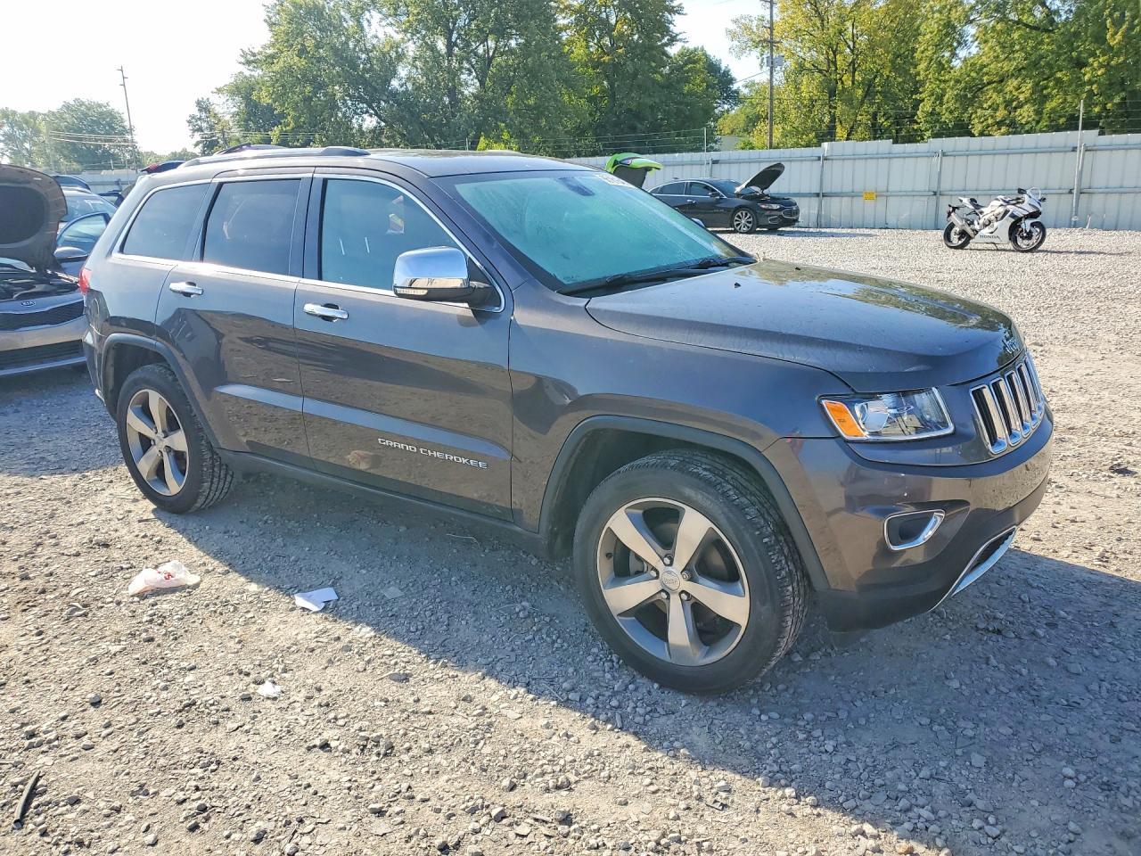 2014 Jeep Grand Cherokee Limited Gray vin: 1C4RJFBG0EC462811