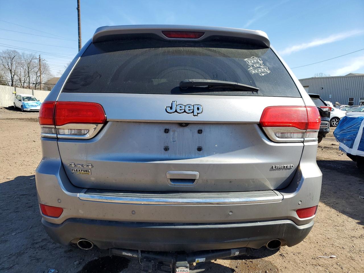 2014 Jeep Grand Cherokee Limited Silver vin: 1C4RJFBG0EC485795