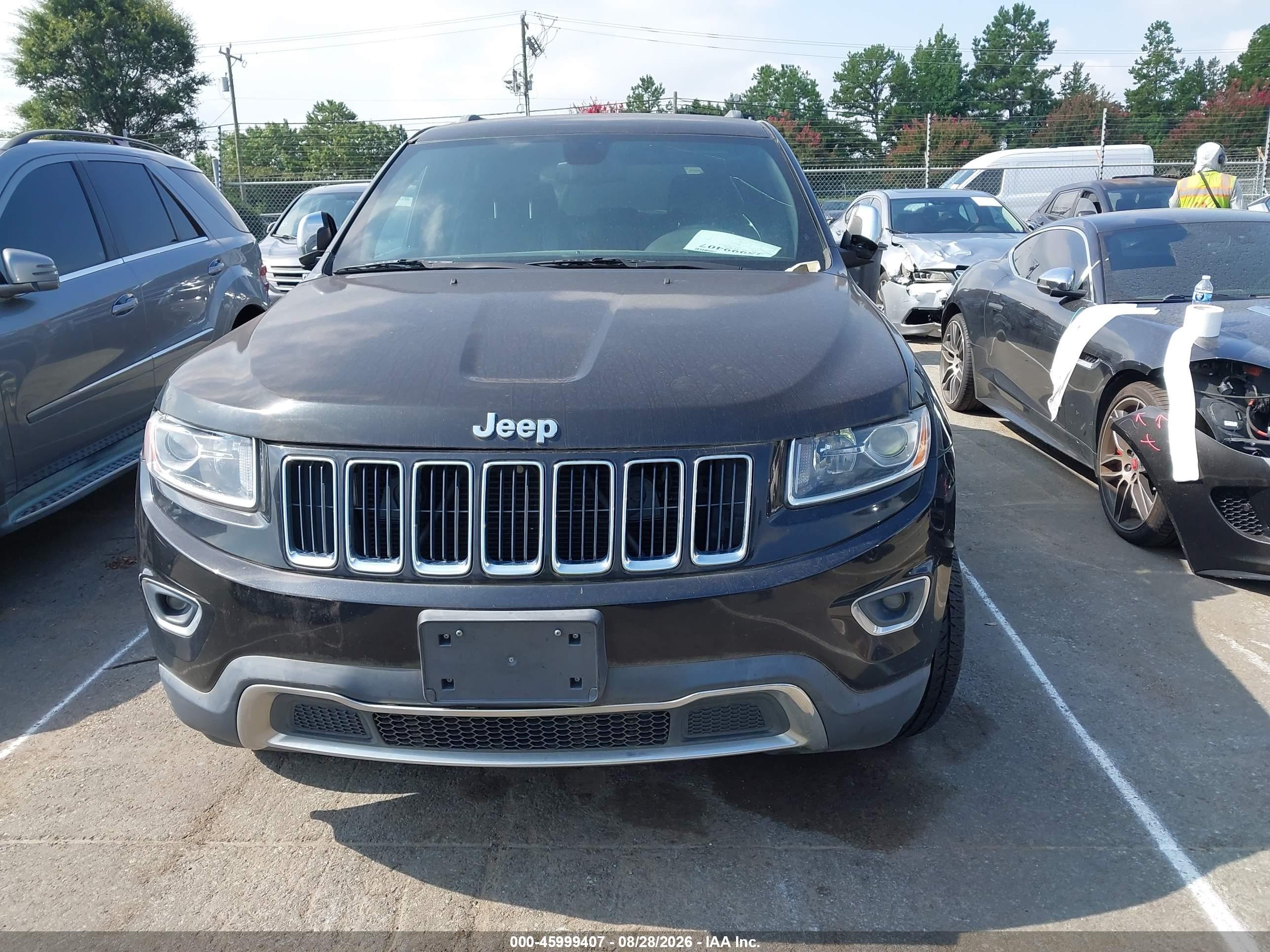 2014 Jeep Grand Cherokee Limited Black vin: 1C4RJFBG0EC525907