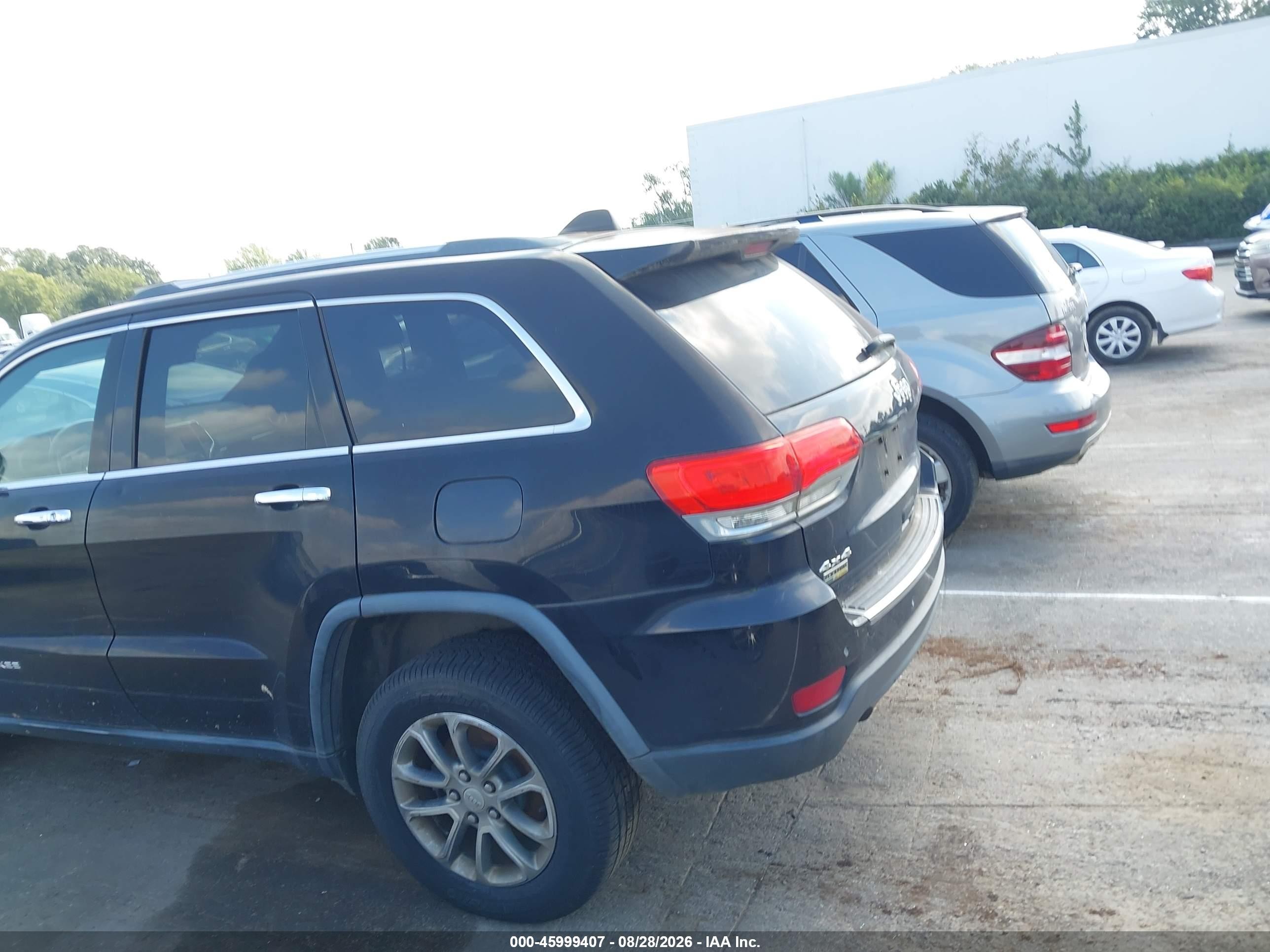 2014 Jeep Grand Cherokee Limited Black vin: 1C4RJFBG0EC525907