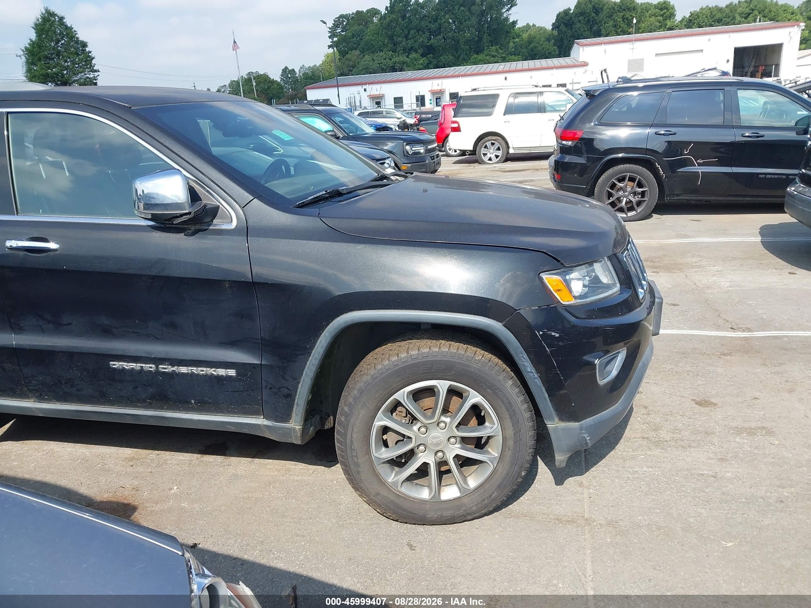 2014 Jeep Grand Cherokee Limited Black vin: 1C4RJFBG0EC525907