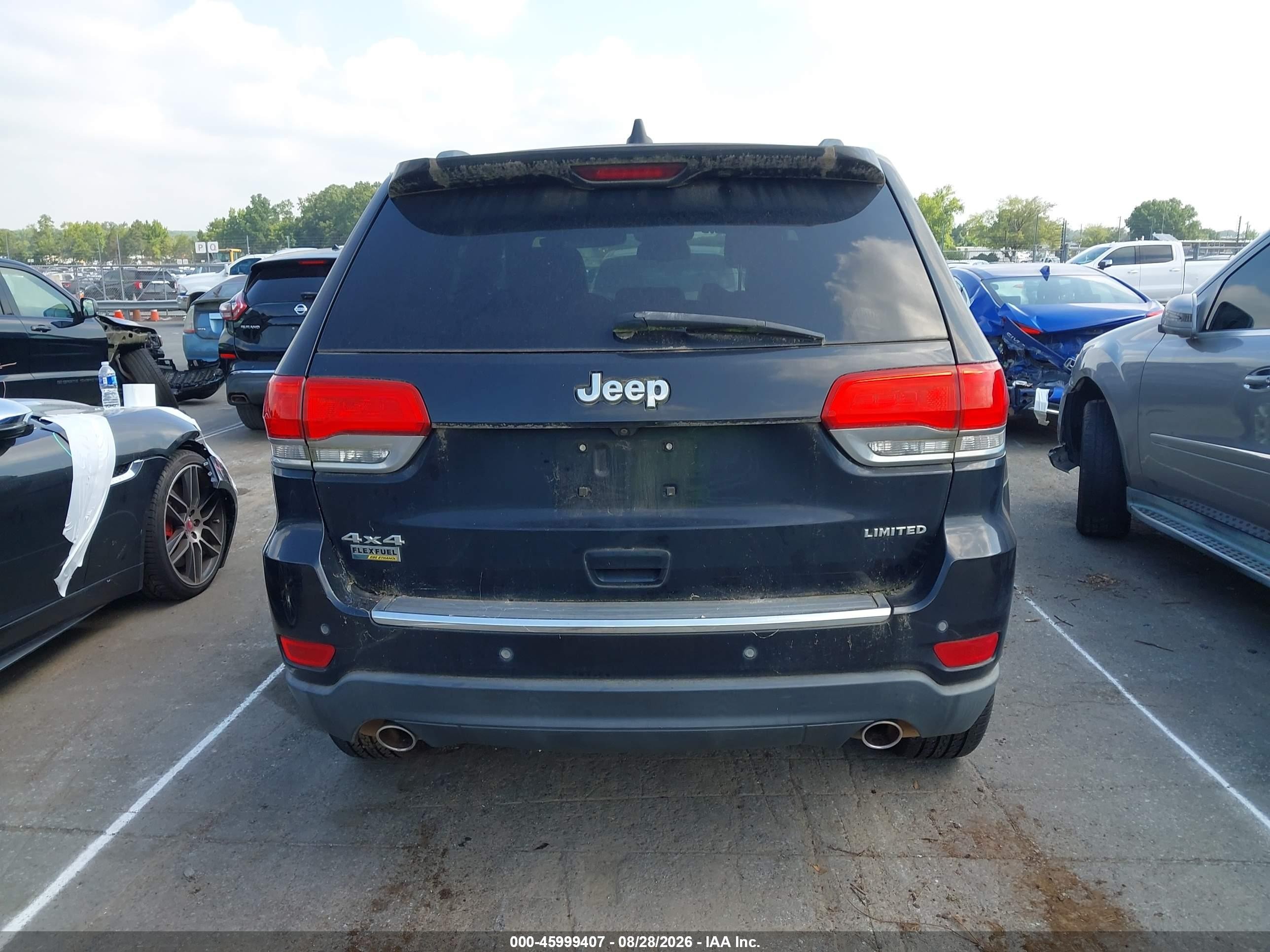 2014 Jeep Grand Cherokee Limited Black vin: 1C4RJFBG0EC525907