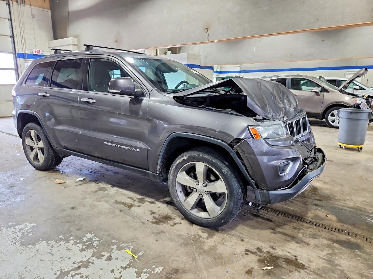 2014 Jeep Grand Cherokee Limited Gray vin: 1C4RJFBG0EC534817