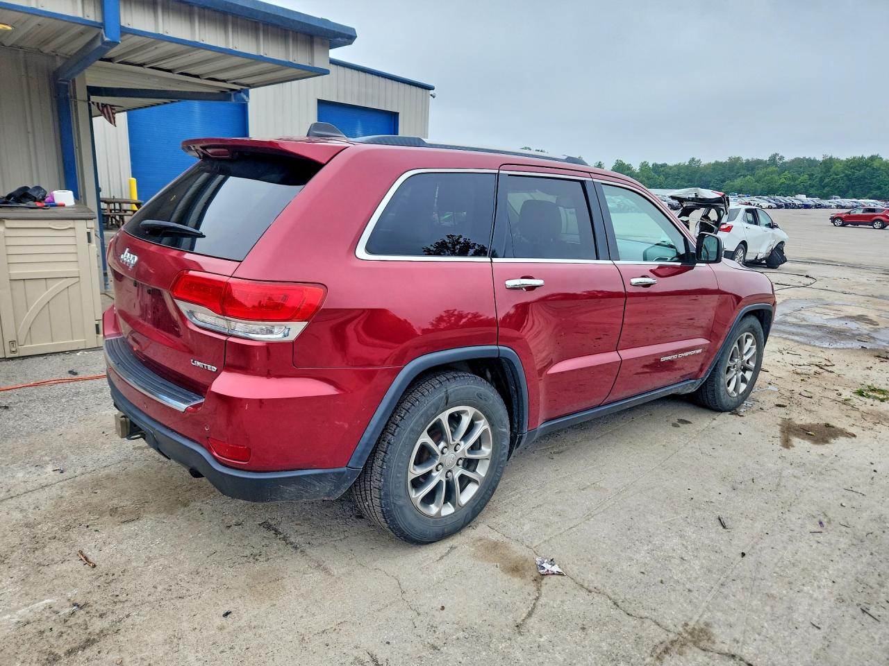 2014 Jeep Grand Cherokee Limited Burgundy vin: 1C4RJFBG0EC589249