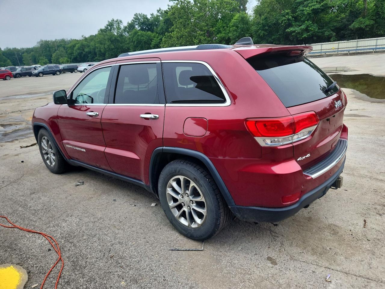 2014 Jeep Grand Cherokee Limited Burgundy vin: 1C4RJFBG0EC589249