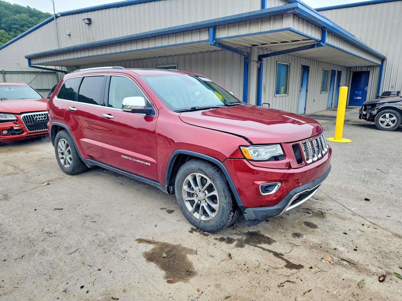 2014 Jeep Grand Cherokee Limited Burgundy vin: 1C4RJFBG0EC589249