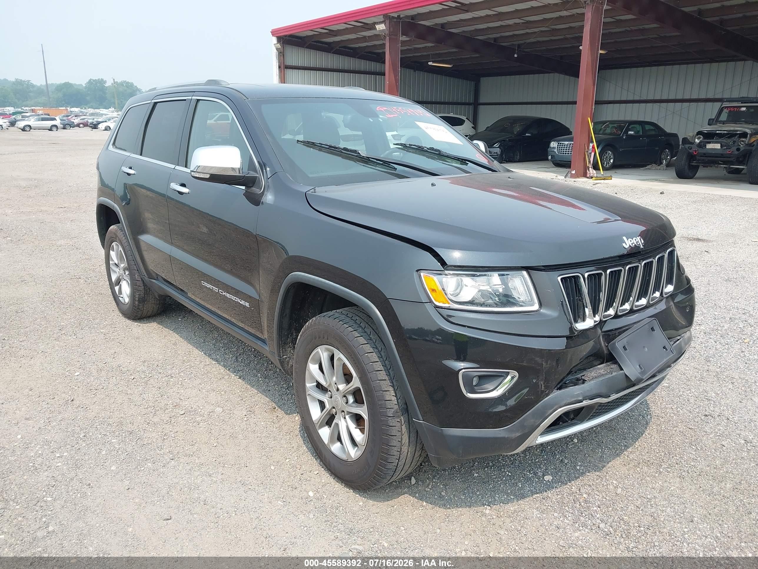 2015 Jeep Grand Cherokee Limited Black vin: 1C4RJFBG0FC150375