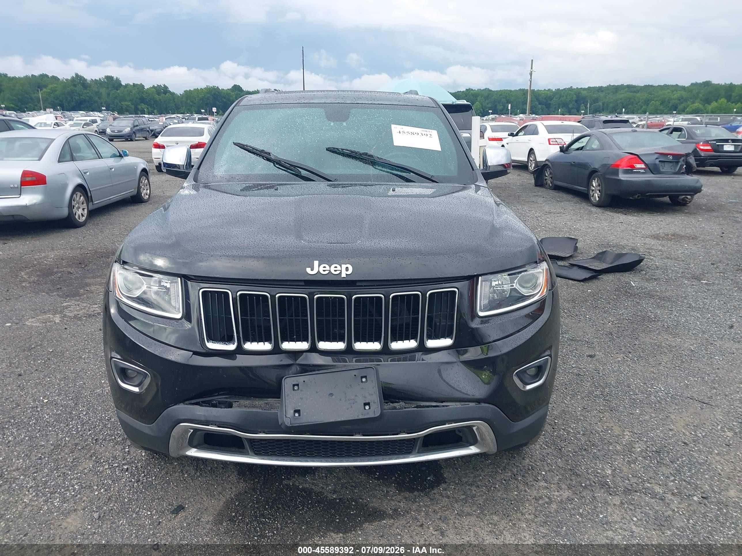 2015 Jeep Grand Cherokee Limited Black vin: 1C4RJFBG0FC150375