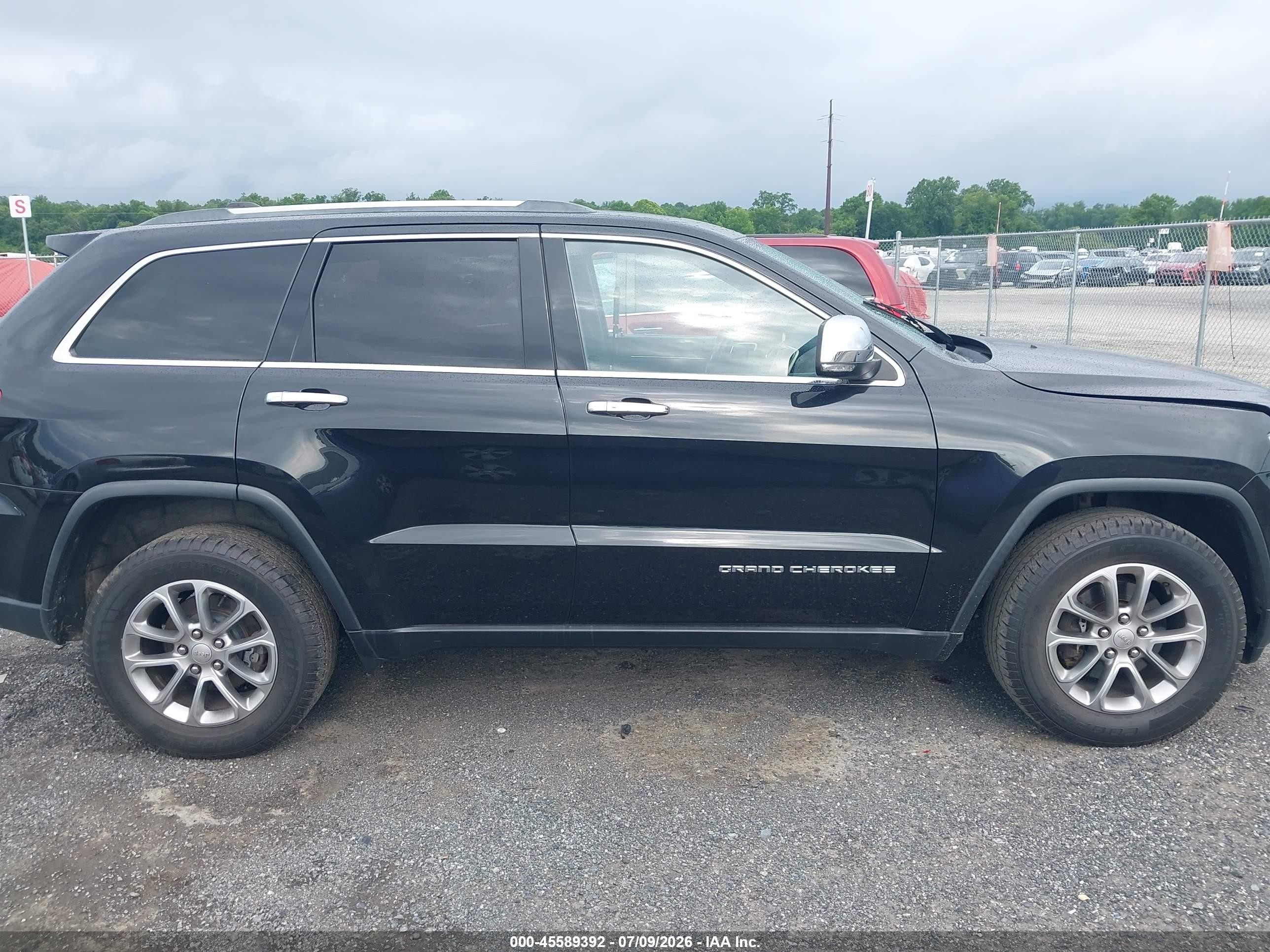 2015 Jeep Grand Cherokee Limited Black vin: 1C4RJFBG0FC150375