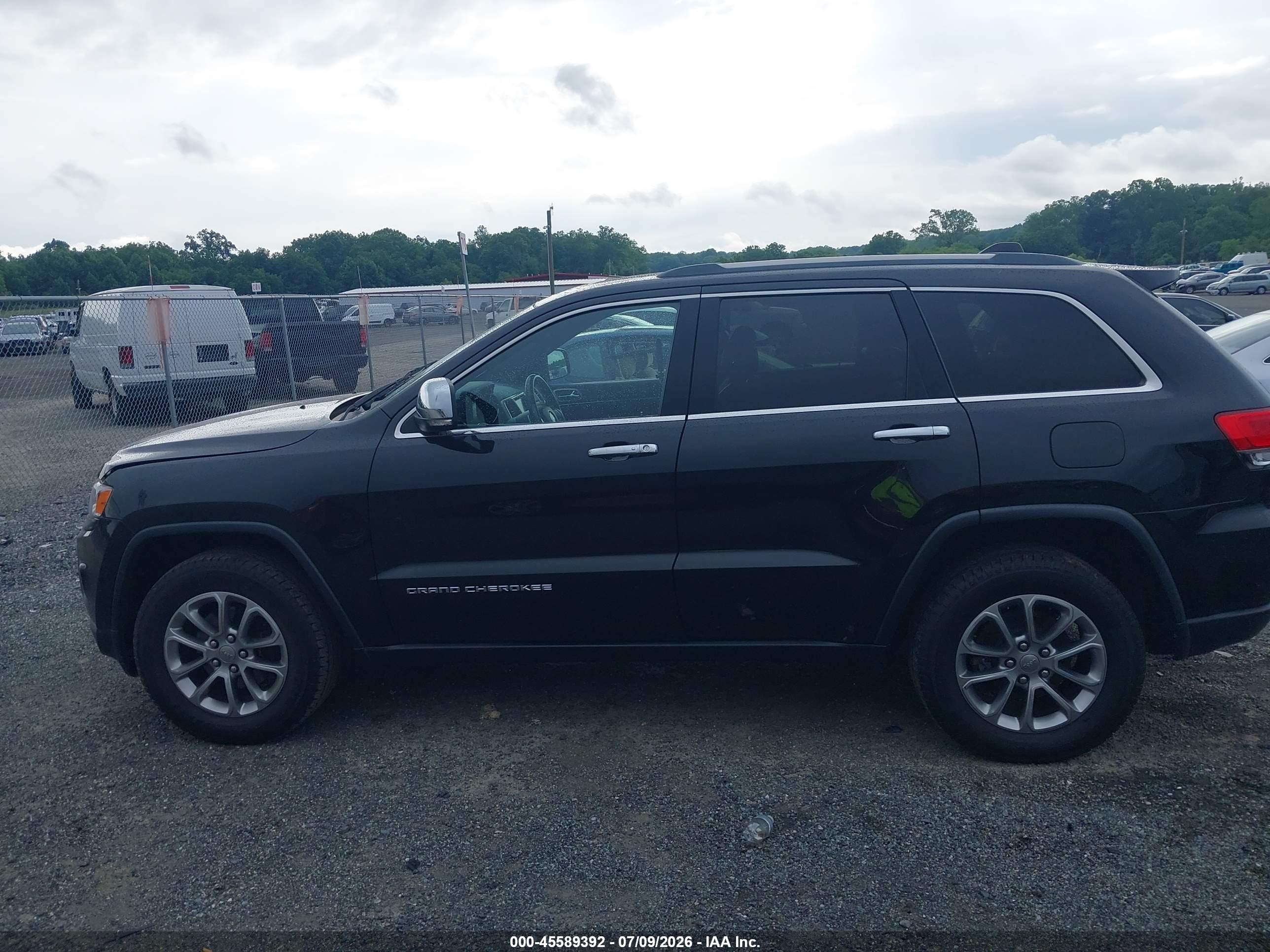 2015 Jeep Grand Cherokee Limited Black vin: 1C4RJFBG0FC150375