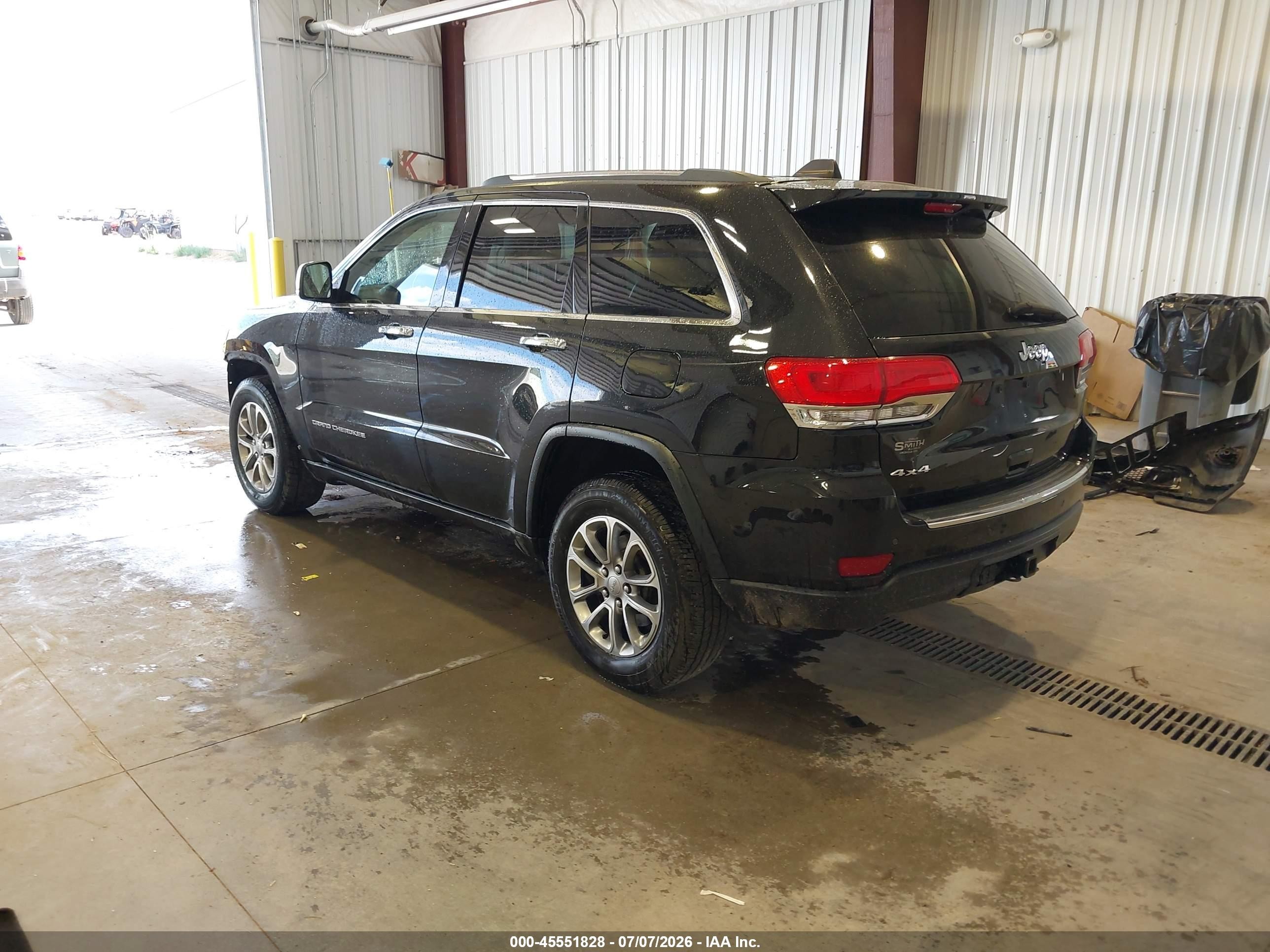 2015 Jeep Grand Cherokee Limited Black vin: 1C4RJFBG0FC151588