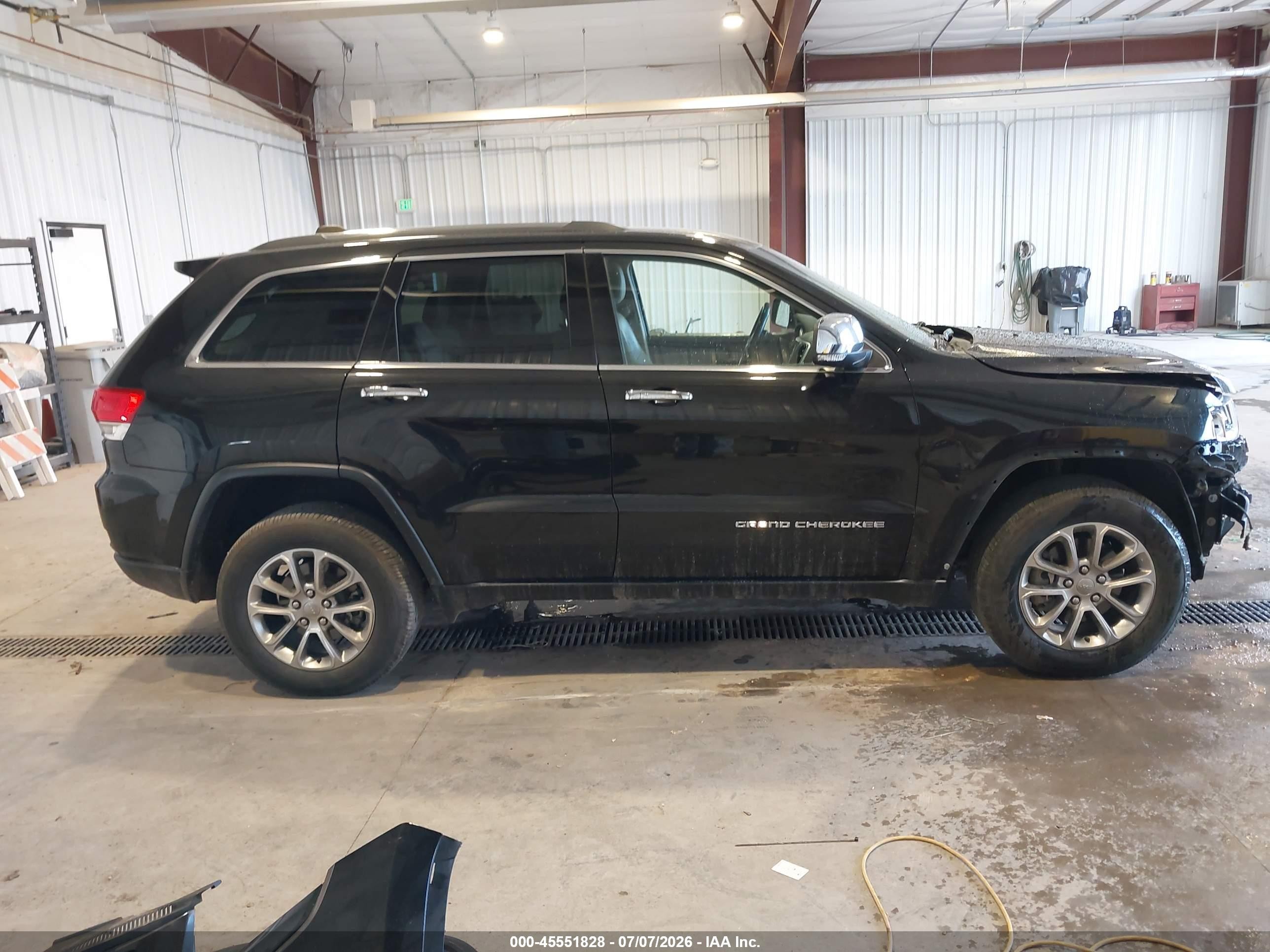 2015 Jeep Grand Cherokee Limited Black vin: 1C4RJFBG0FC151588