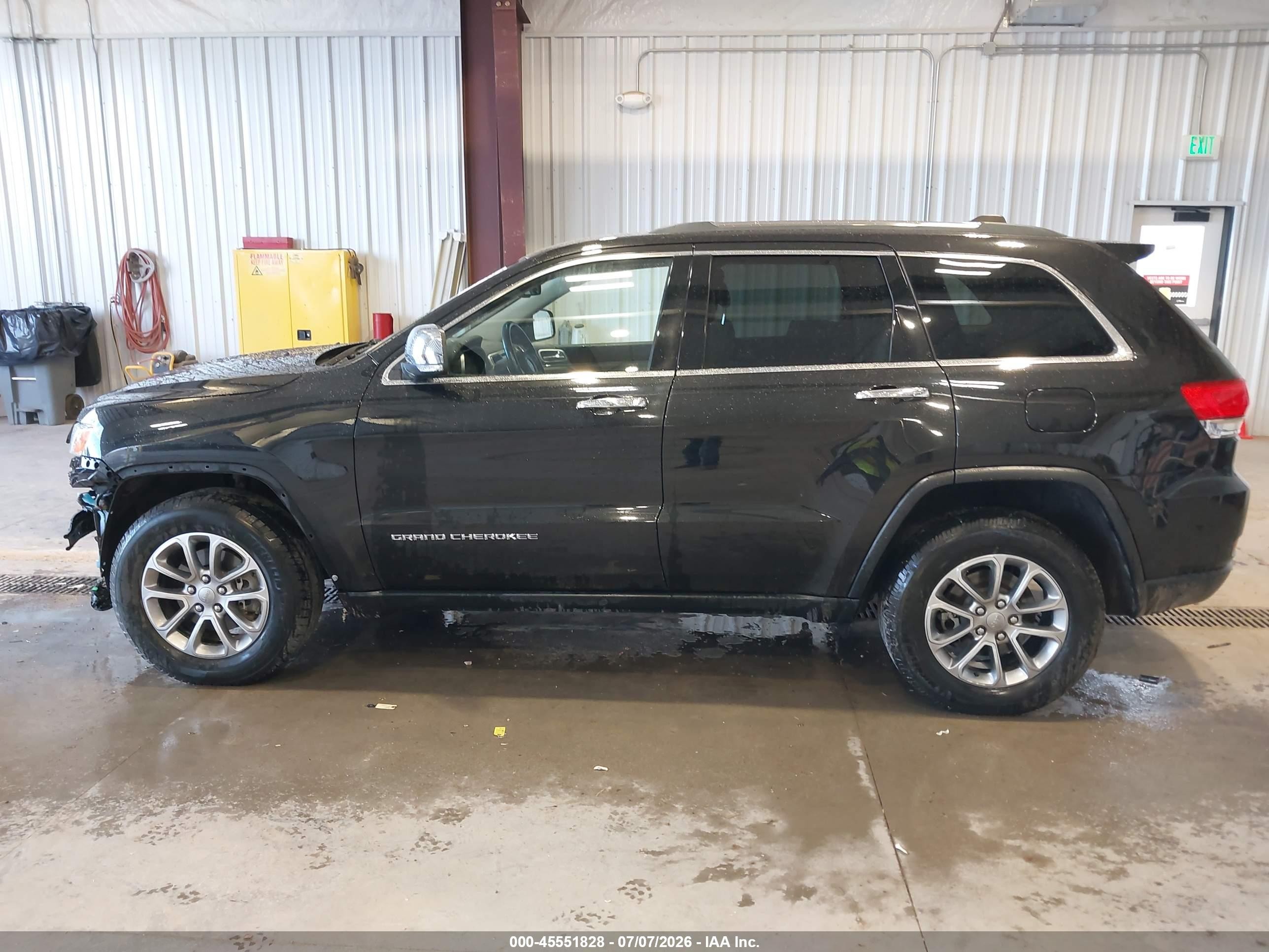 2015 Jeep Grand Cherokee Limited Black vin: 1C4RJFBG0FC151588