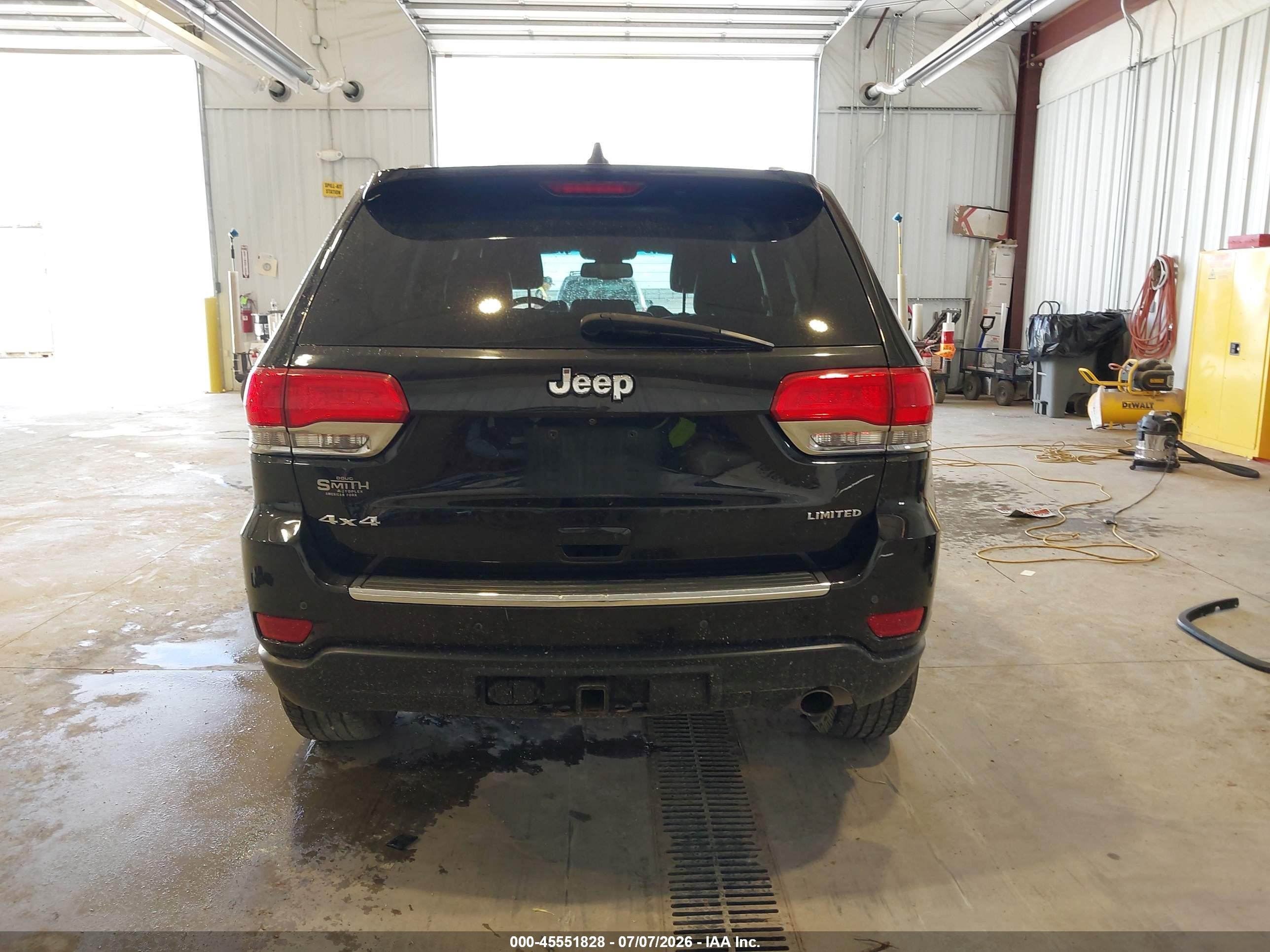 2015 Jeep Grand Cherokee Limited Black vin: 1C4RJFBG0FC151588