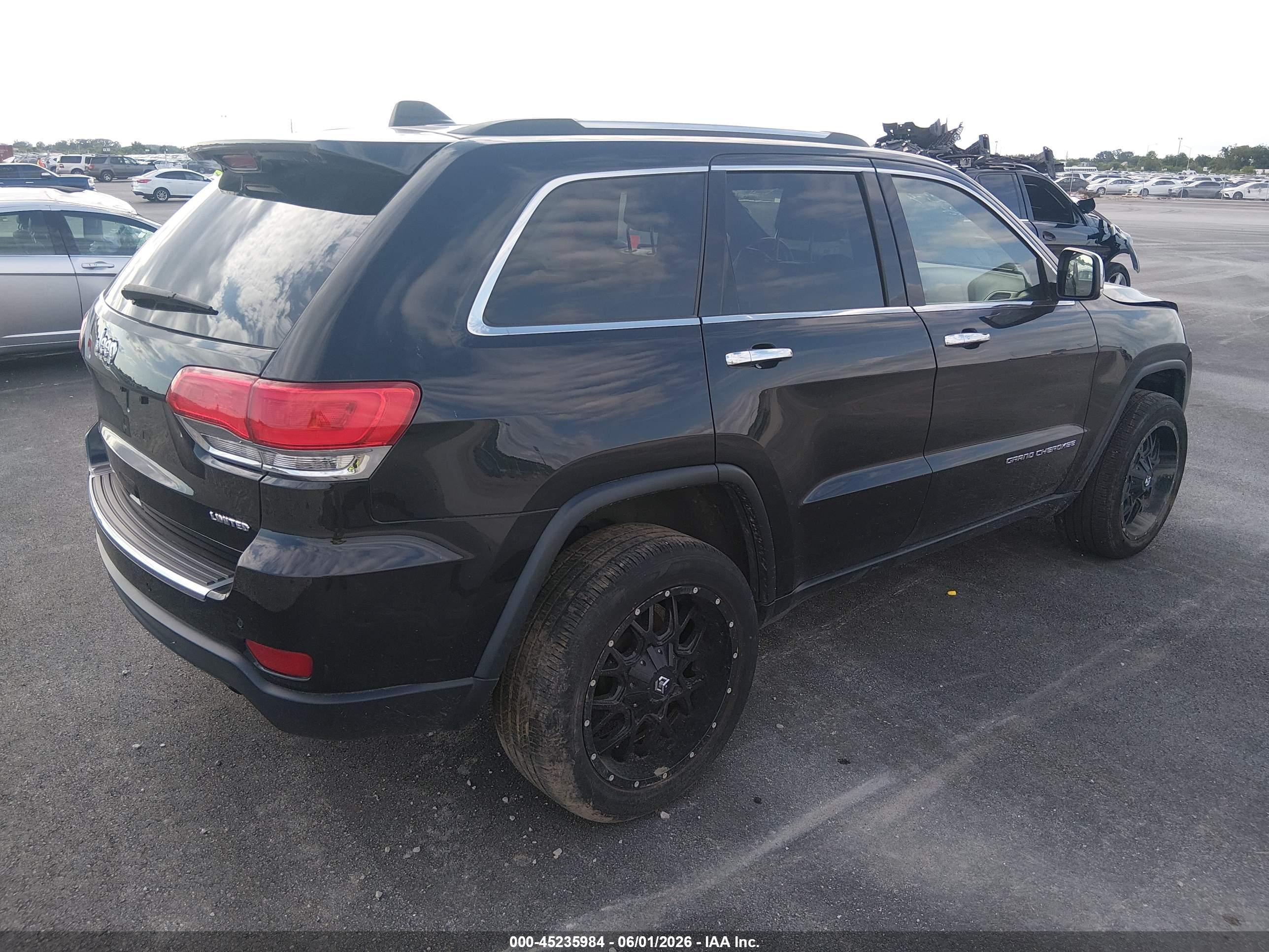 2015 Jeep Grand Cherokee Limited Черный vin: 1C4RJFBG0FC204824
