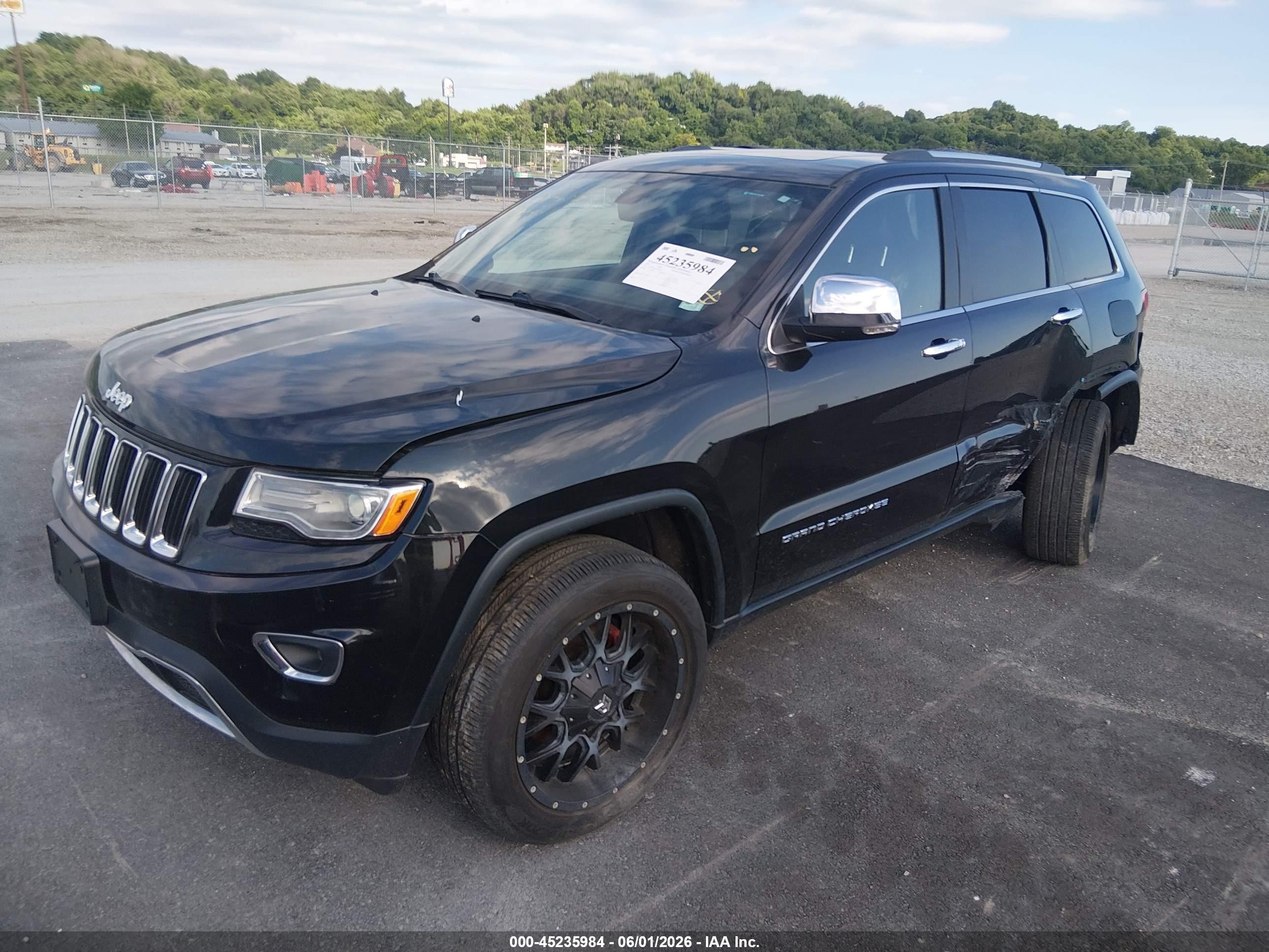 2015 Jeep Grand Cherokee Limited Черный vin: 1C4RJFBG0FC204824