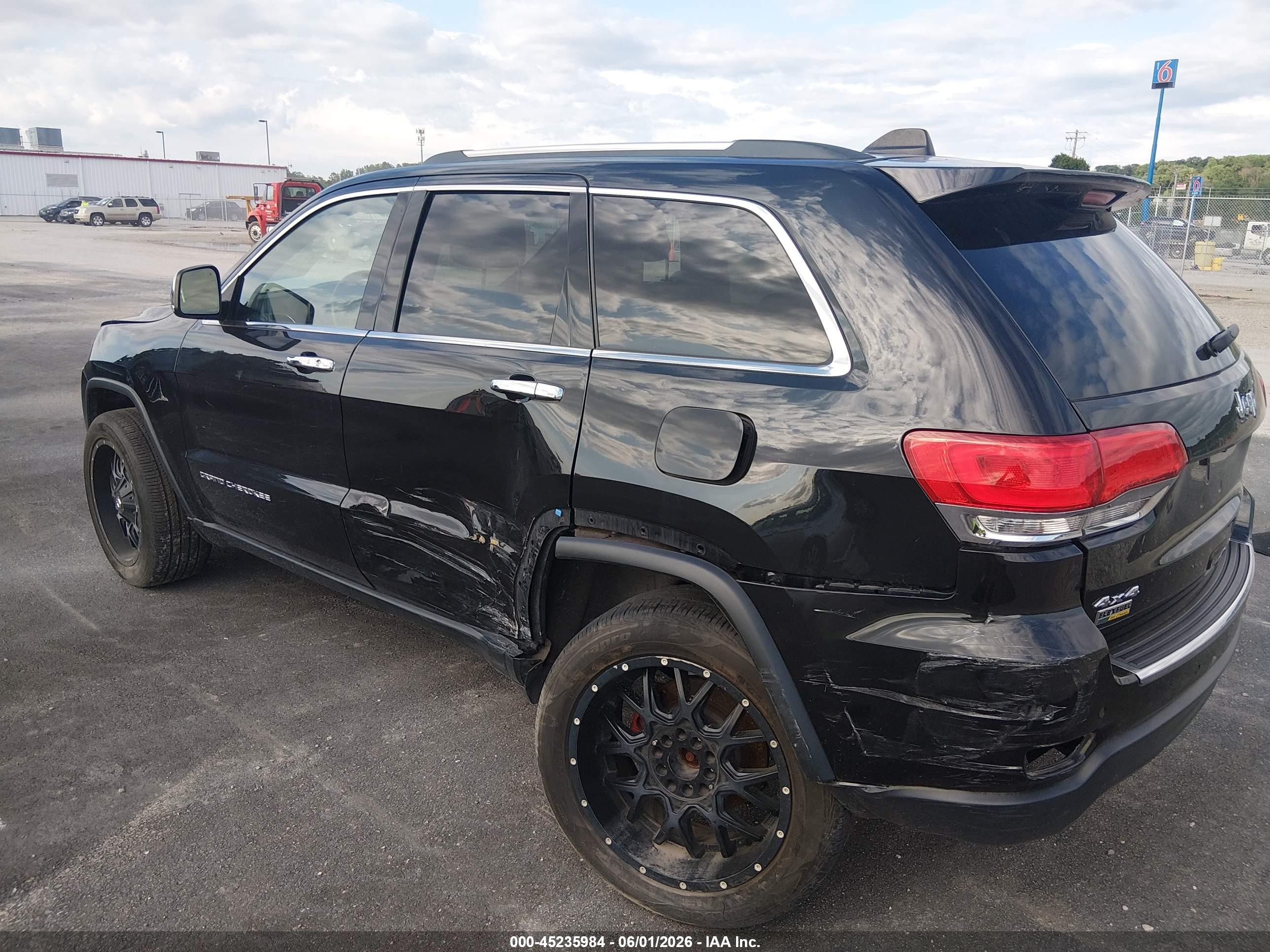 2015 Jeep Grand Cherokee Limited Черный vin: 1C4RJFBG0FC204824