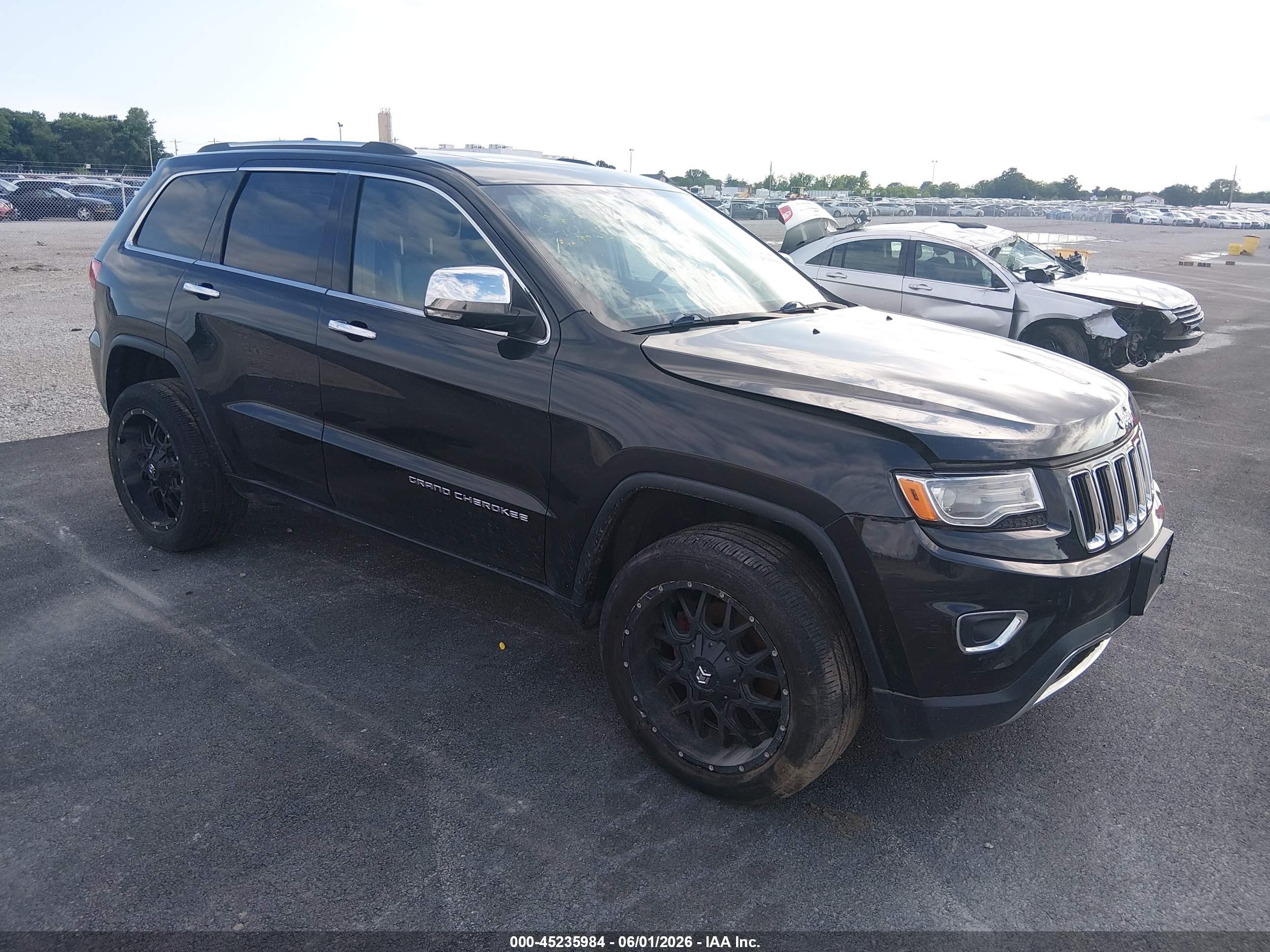 2015 Jeep Grand Cherokee Limited Черный vin: 1C4RJFBG0FC204824