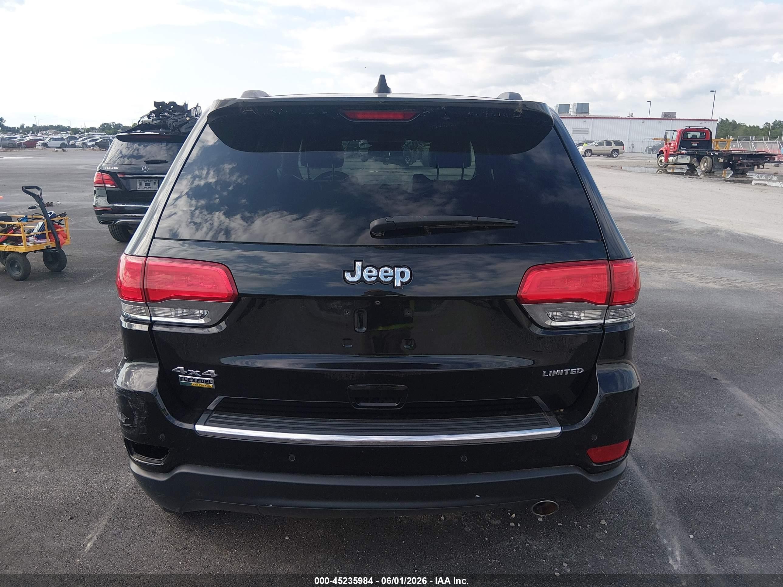 2015 Jeep Grand Cherokee Limited Черный vin: 1C4RJFBG0FC204824