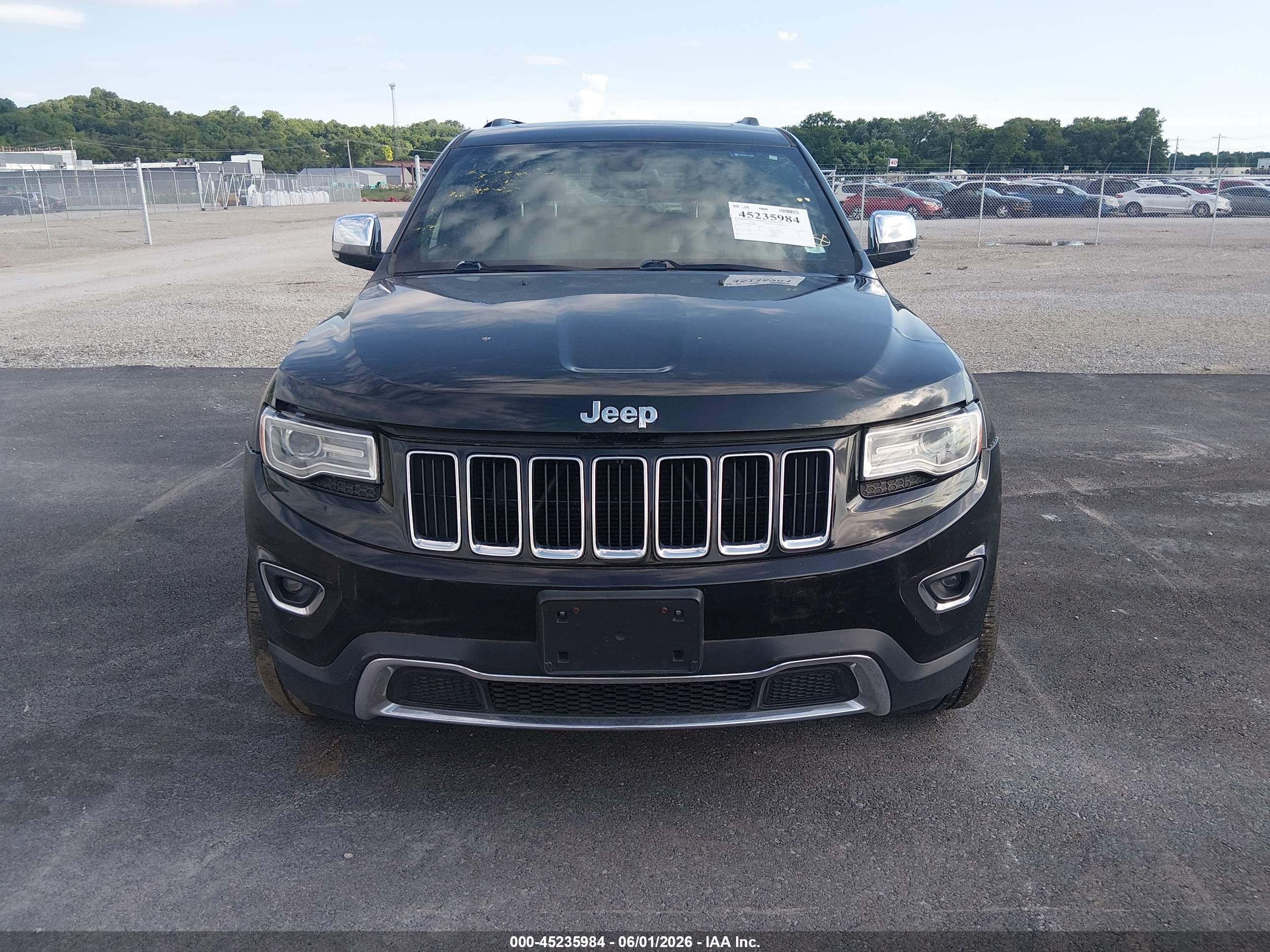 2015 Jeep Grand Cherokee Limited Черный vin: 1C4RJFBG0FC204824
