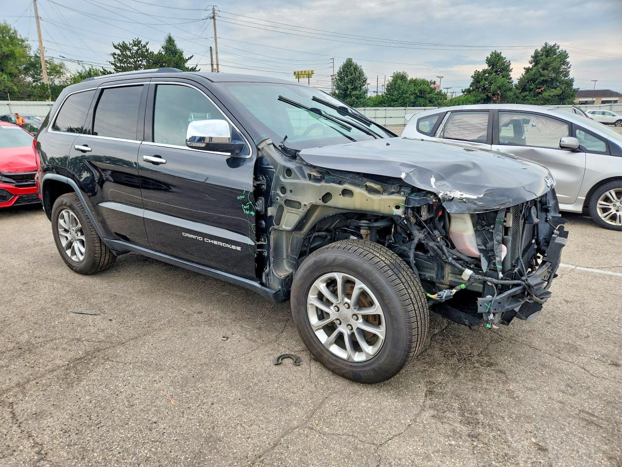 2015 Jeep Grand Cherokee Limited Black vin: 1C4RJFBG0FC205875