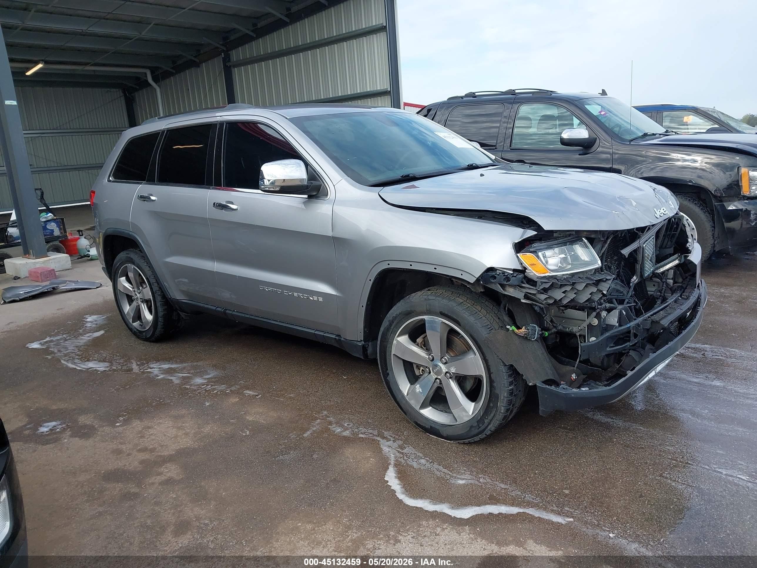 2015 Jeep Grand Cherokee Limited Silver vin: 1C4RJFBG0FC227553