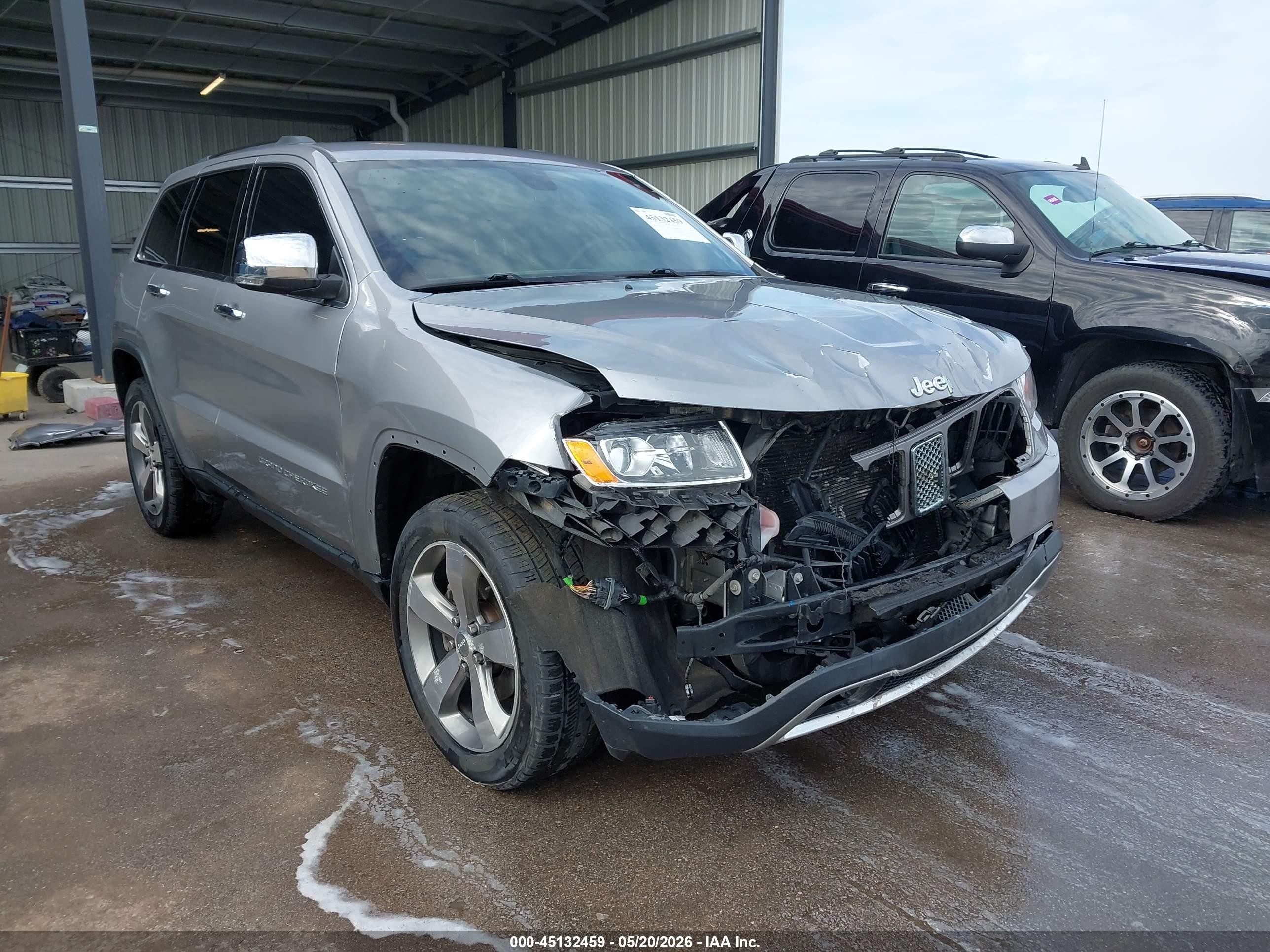 2015 Jeep Grand Cherokee Limited Silver vin: 1C4RJFBG0FC227553