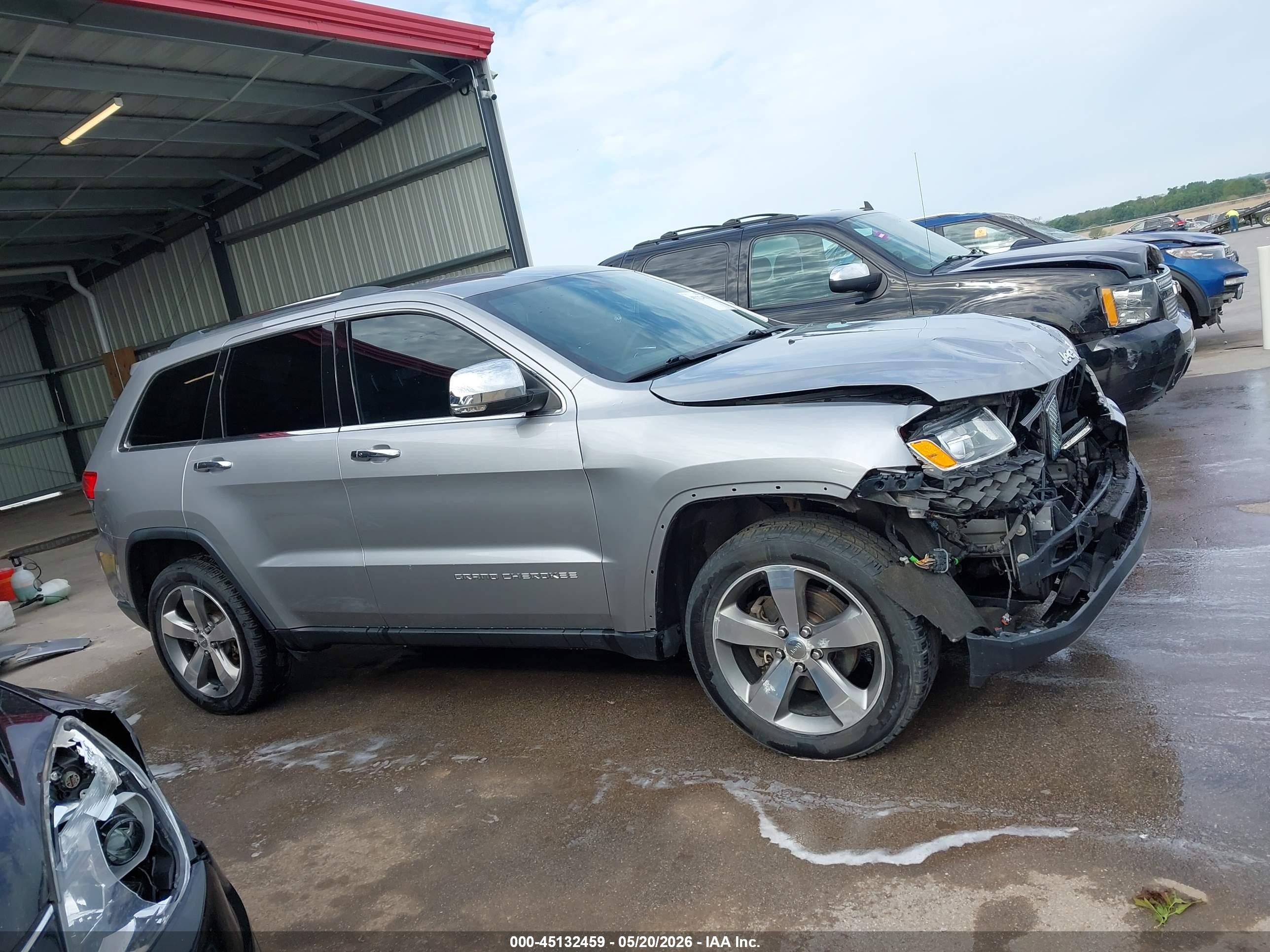 2015 Jeep Grand Cherokee Limited Silver vin: 1C4RJFBG0FC227553